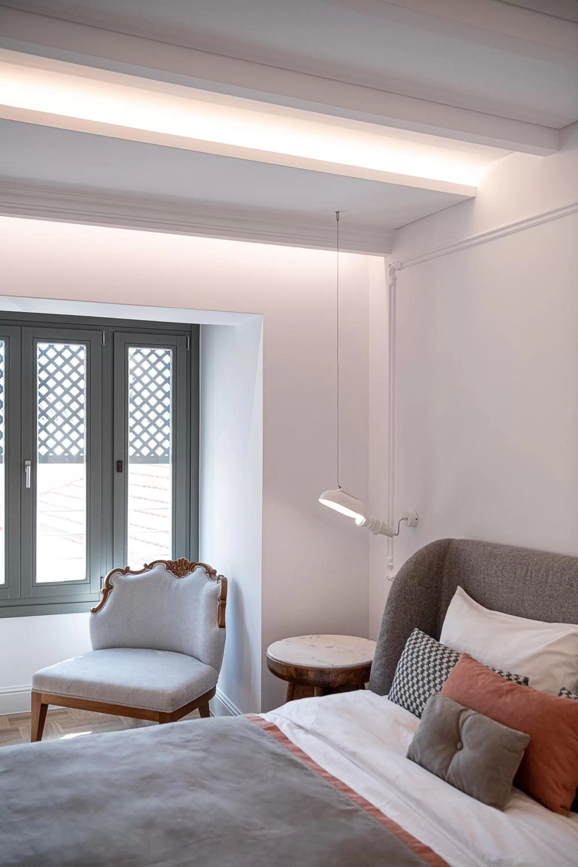 Bed in Ionas Boutique Hotel