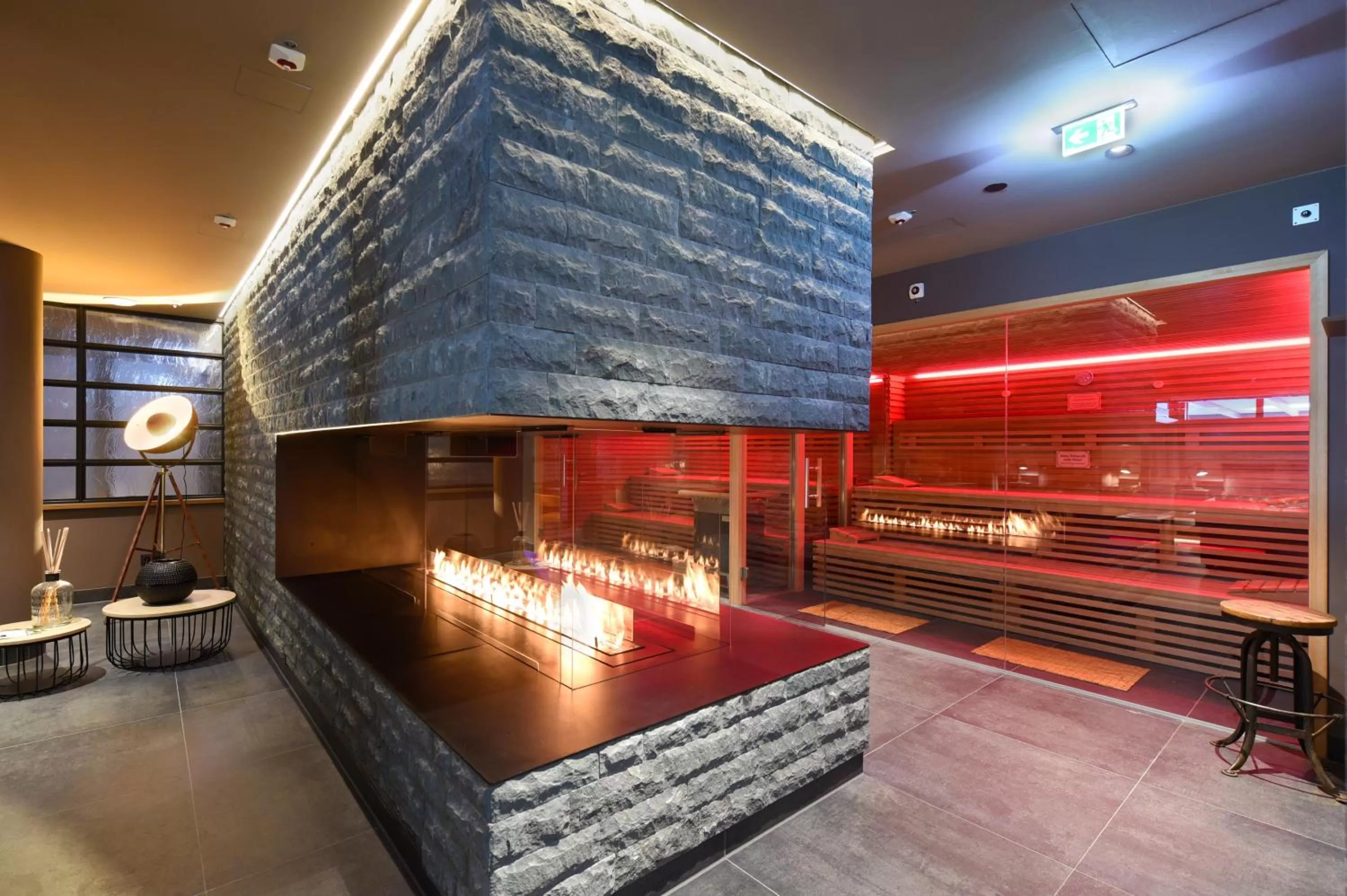 Sauna in Relais & Châteaux Landhaus Stricker