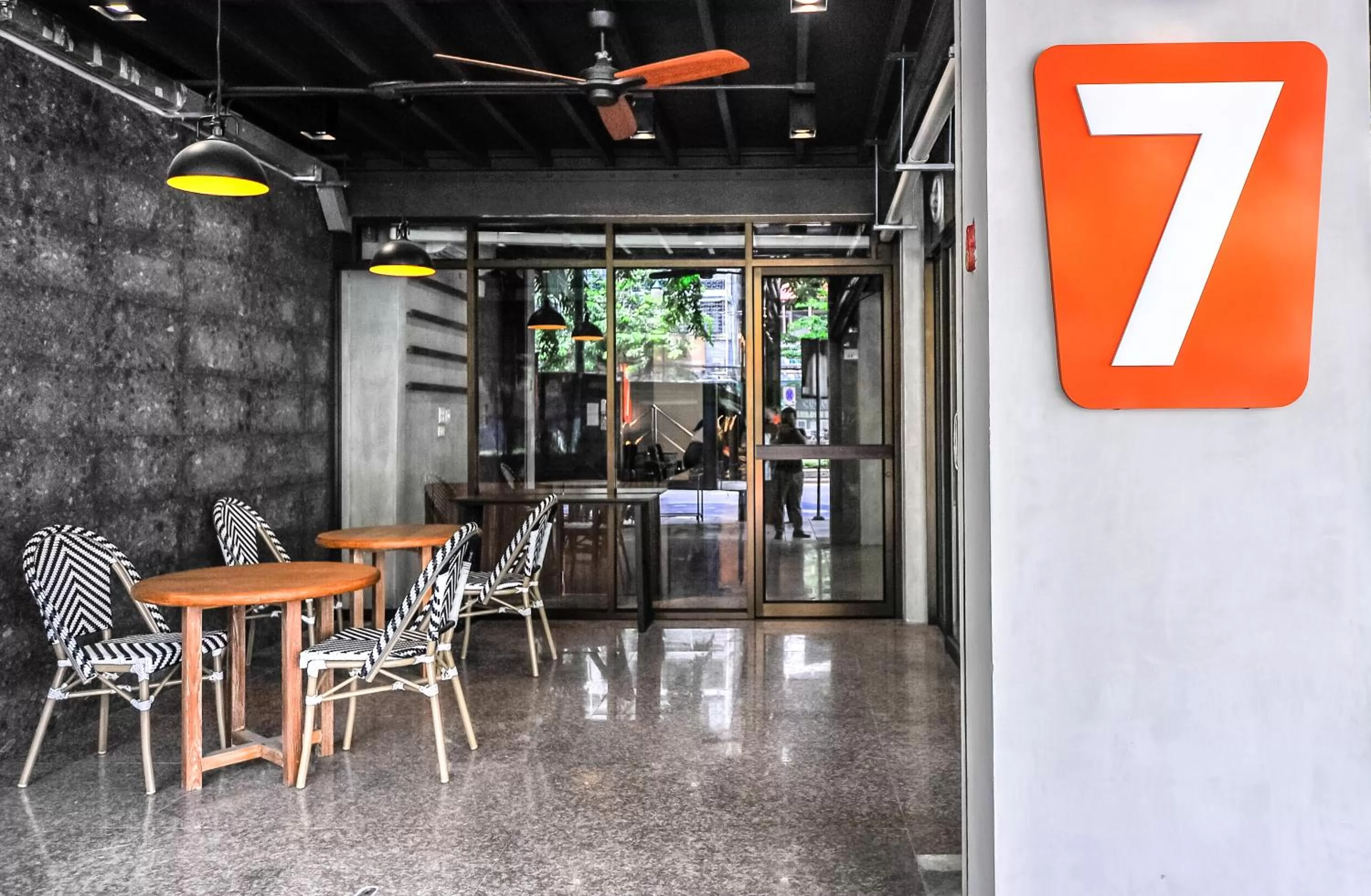 Property building in 7 Days Premium Hotel at Icon Siam Station - No Parking