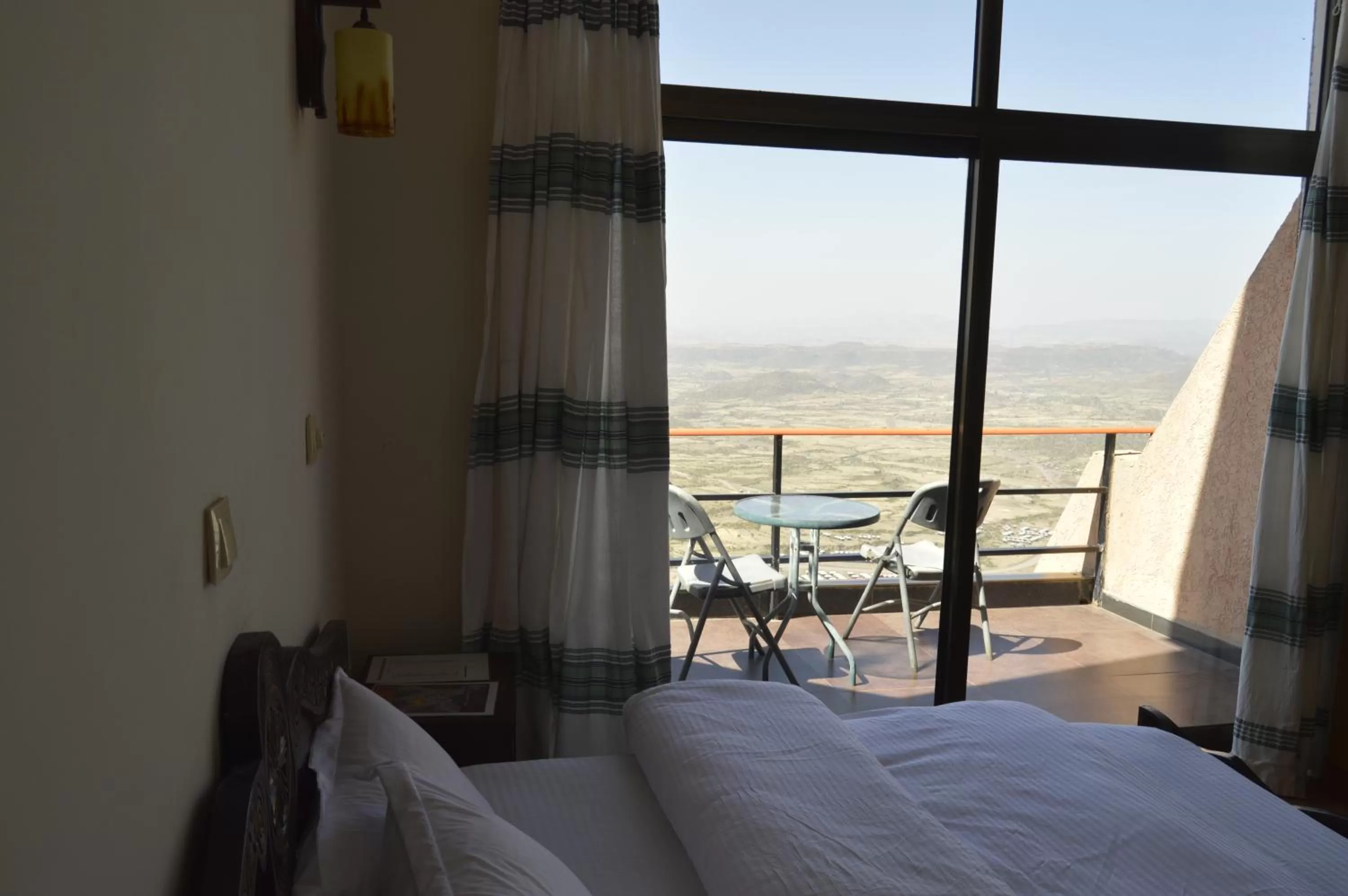 Balcony/Terrace, Bed in Panoramic View Hotel