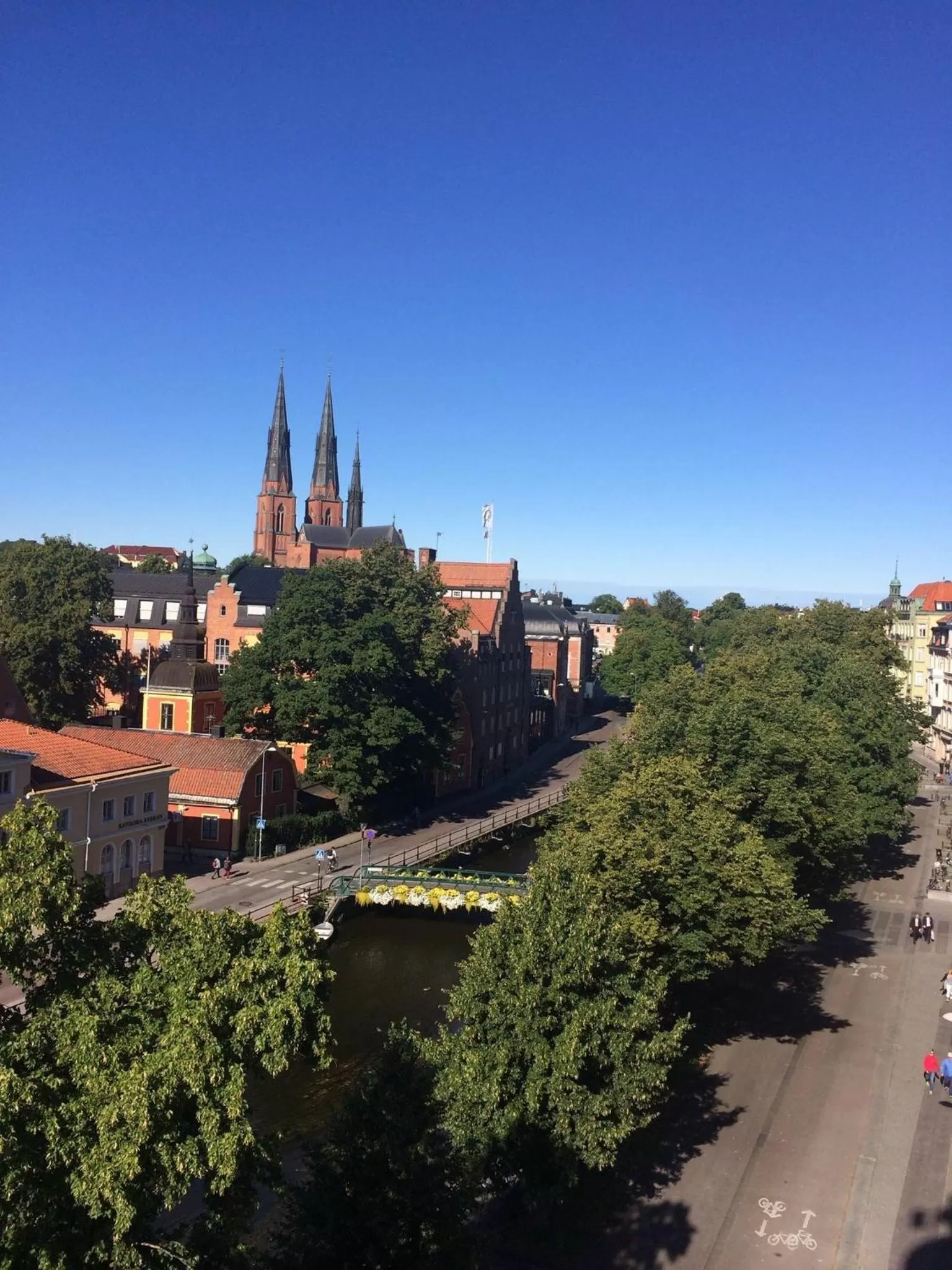 City view in Grand Hotell Hörnan