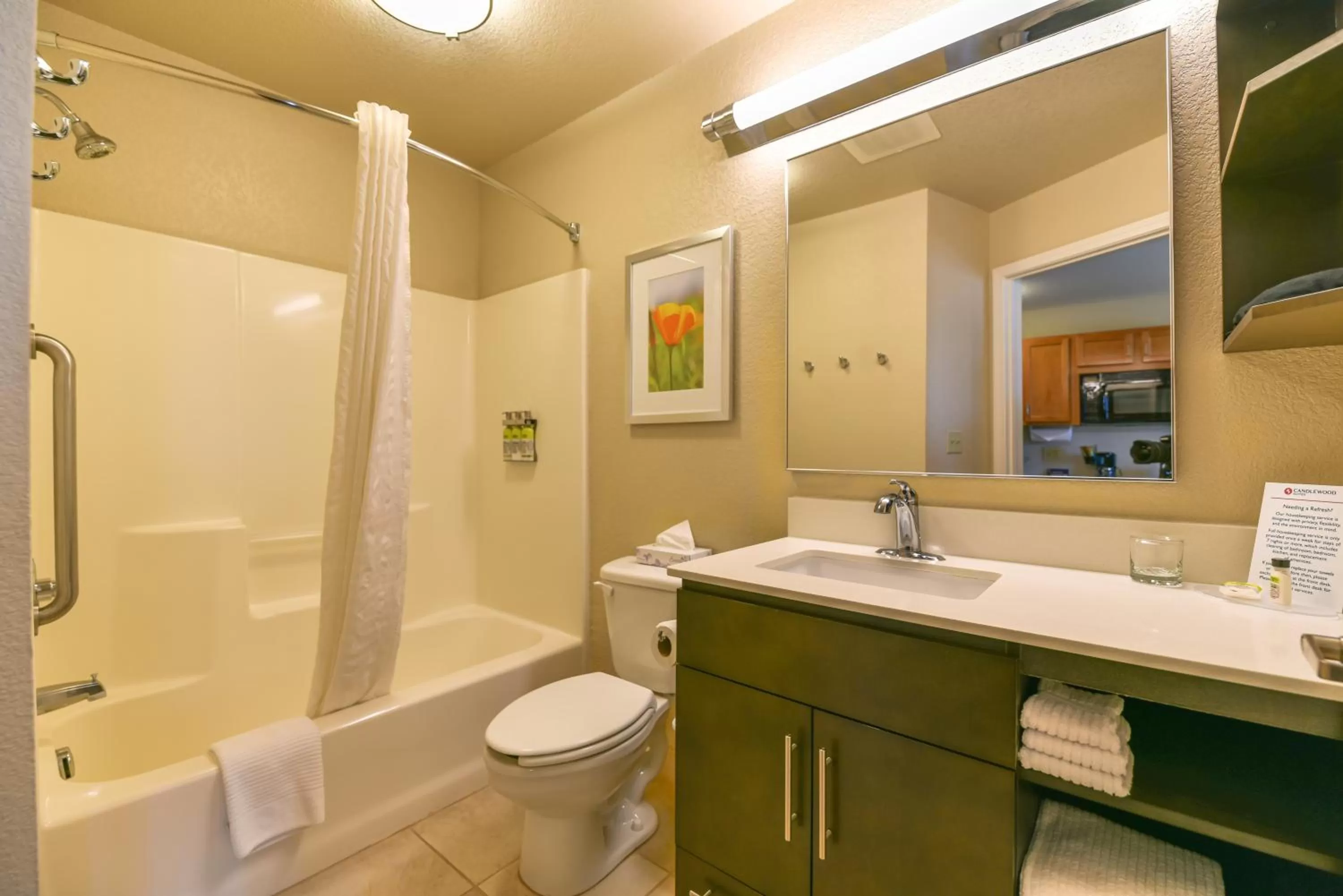 Bathroom in Candlewood Suites Medford by IHG