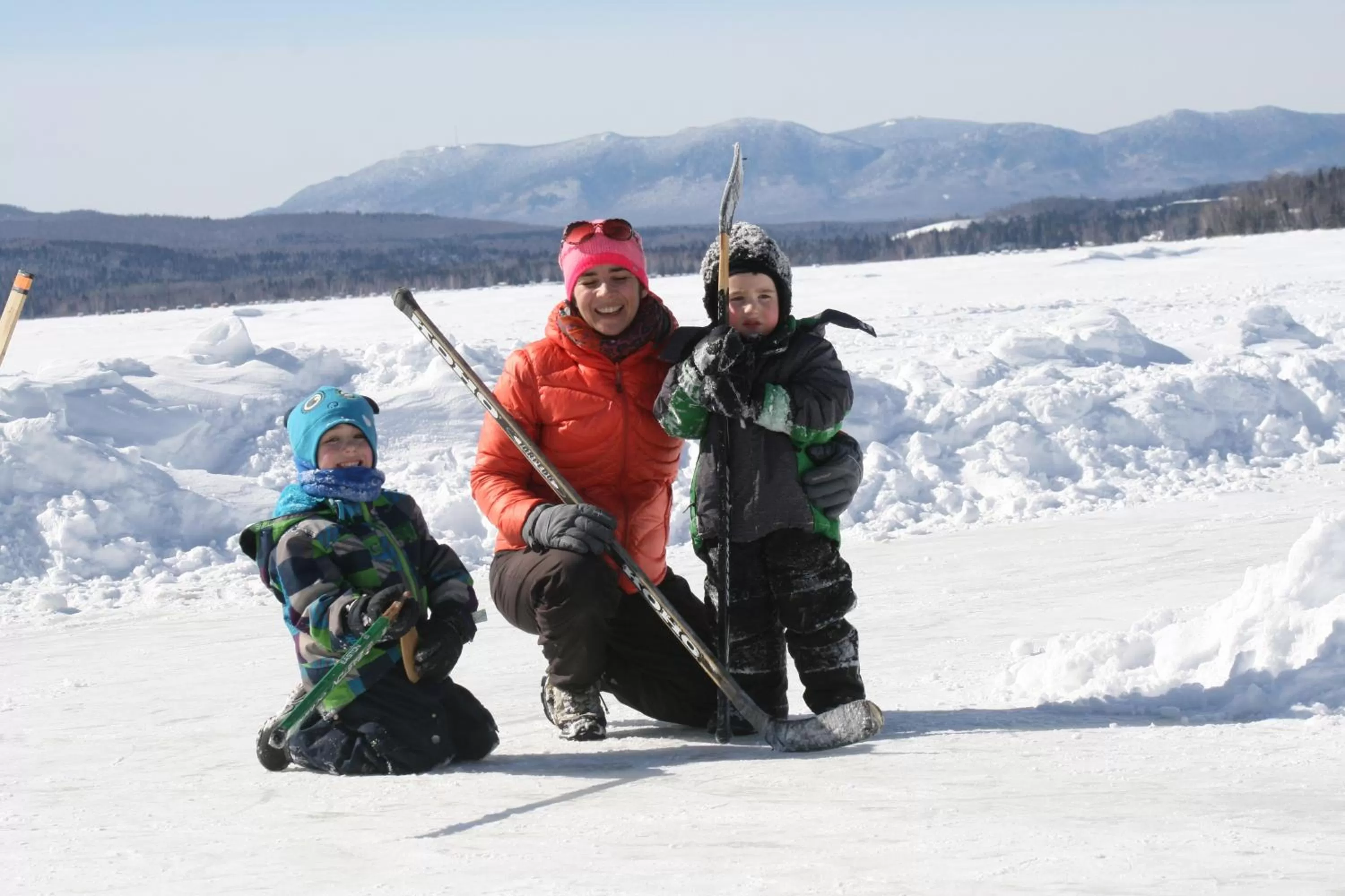 Winter in Auberge et Chalets sur le Lac
