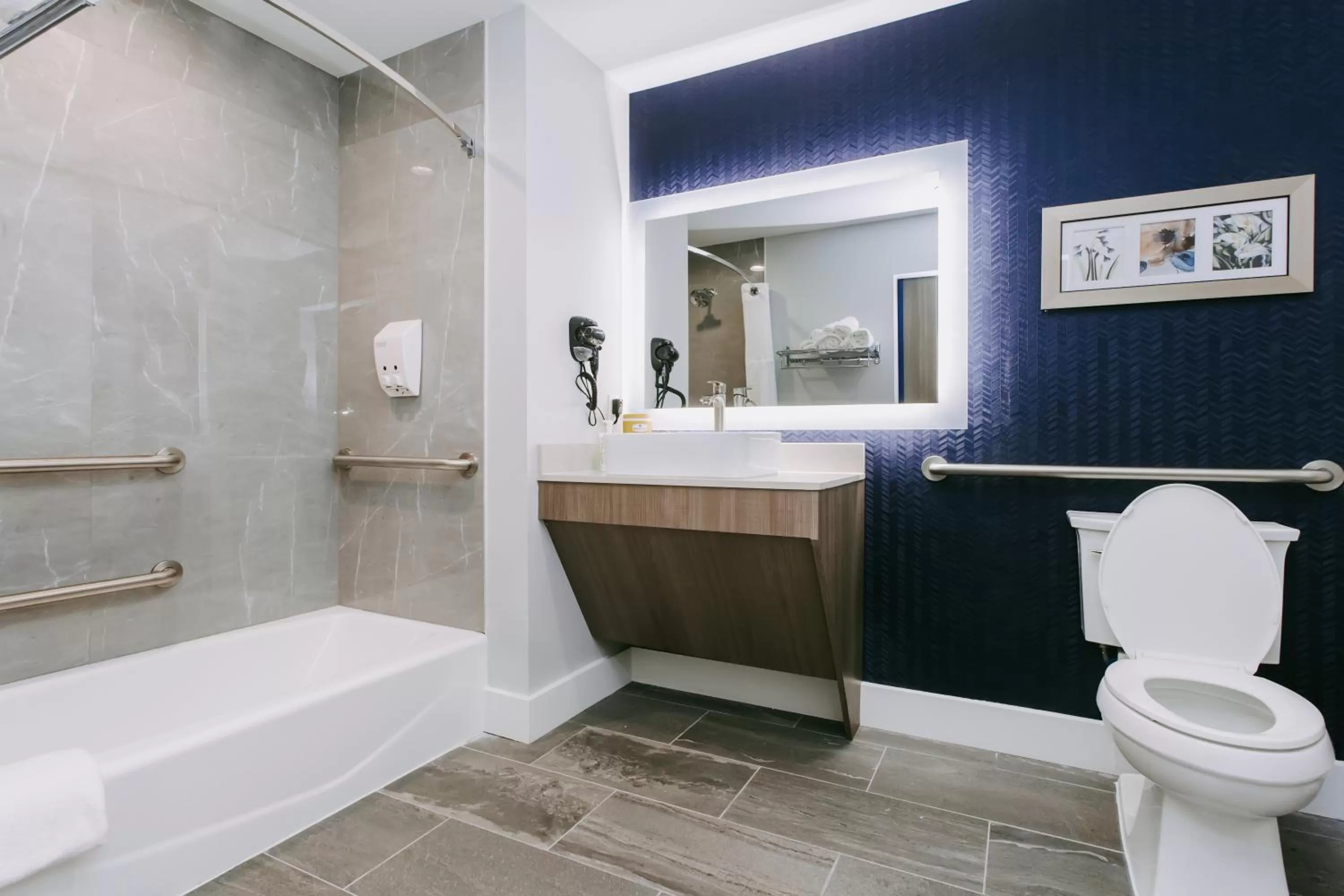 Bathroom in Palace Inn Blue Houston East Beltway 8