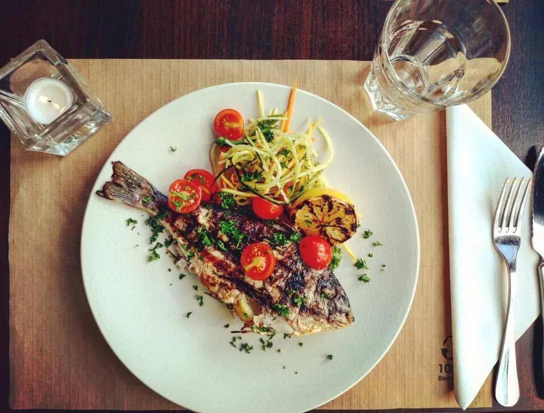 Food close-up in Hotel Les Lanchers