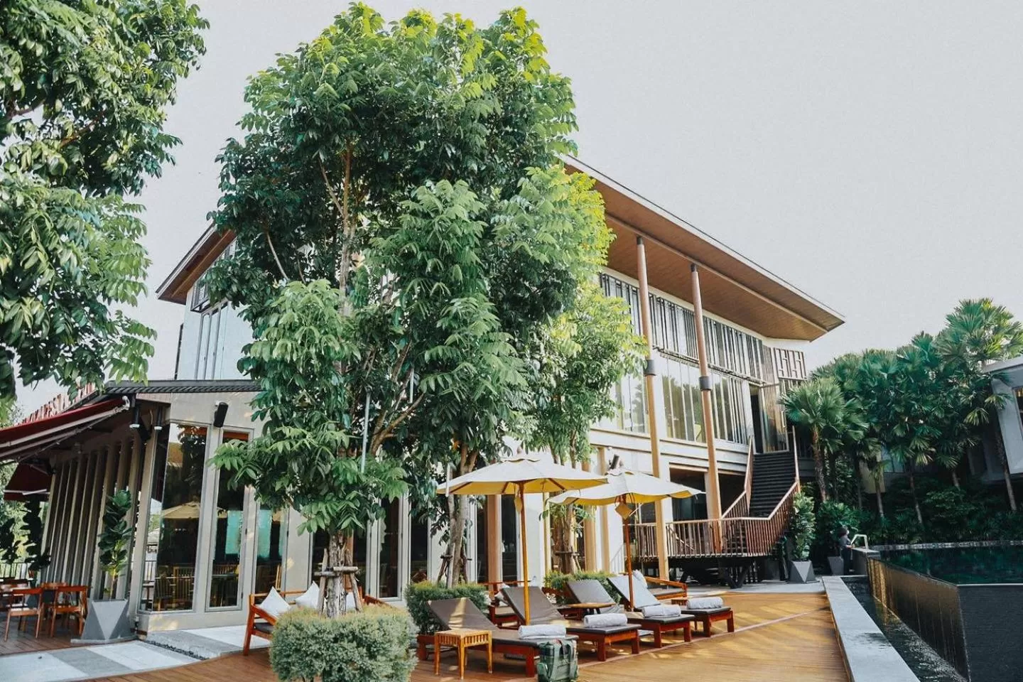 Swimming pool in W1Bangkoknoi Hotel