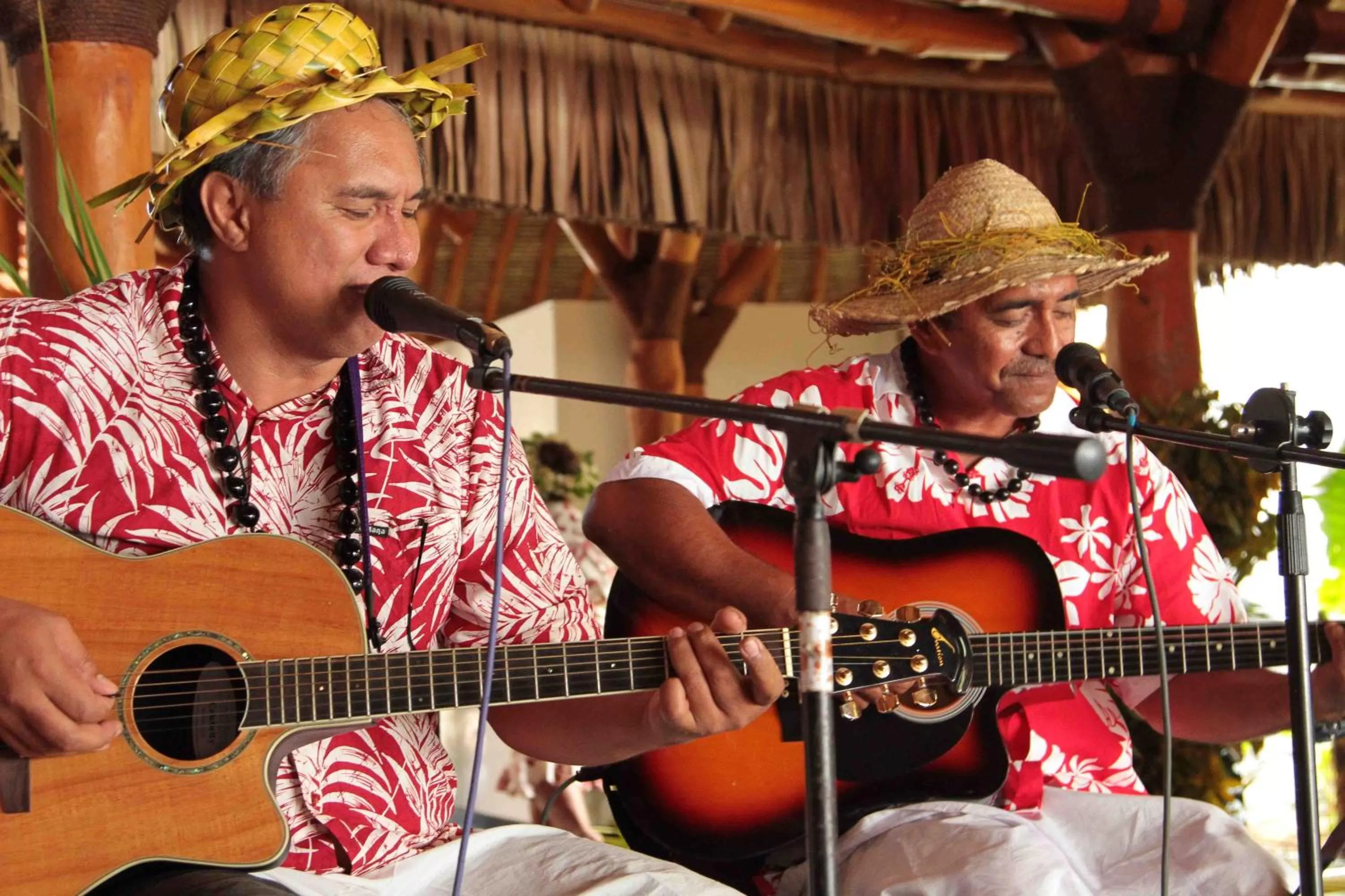 Evening entertainment in Maitai Lapita Village Huahine