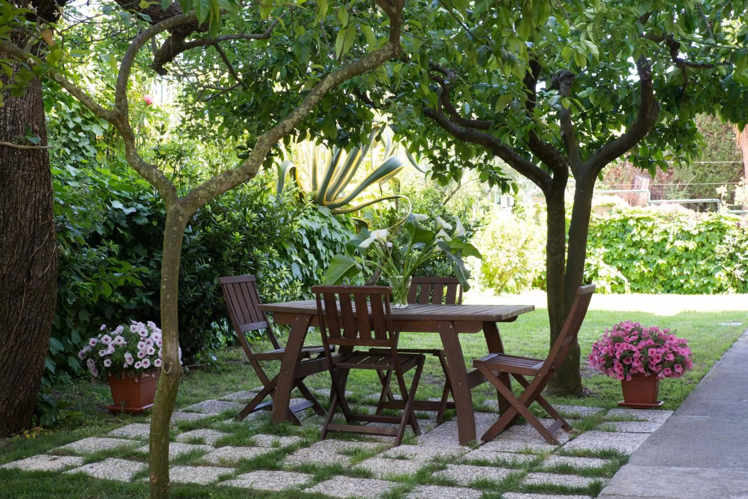 Garden in B&B Il Girasole