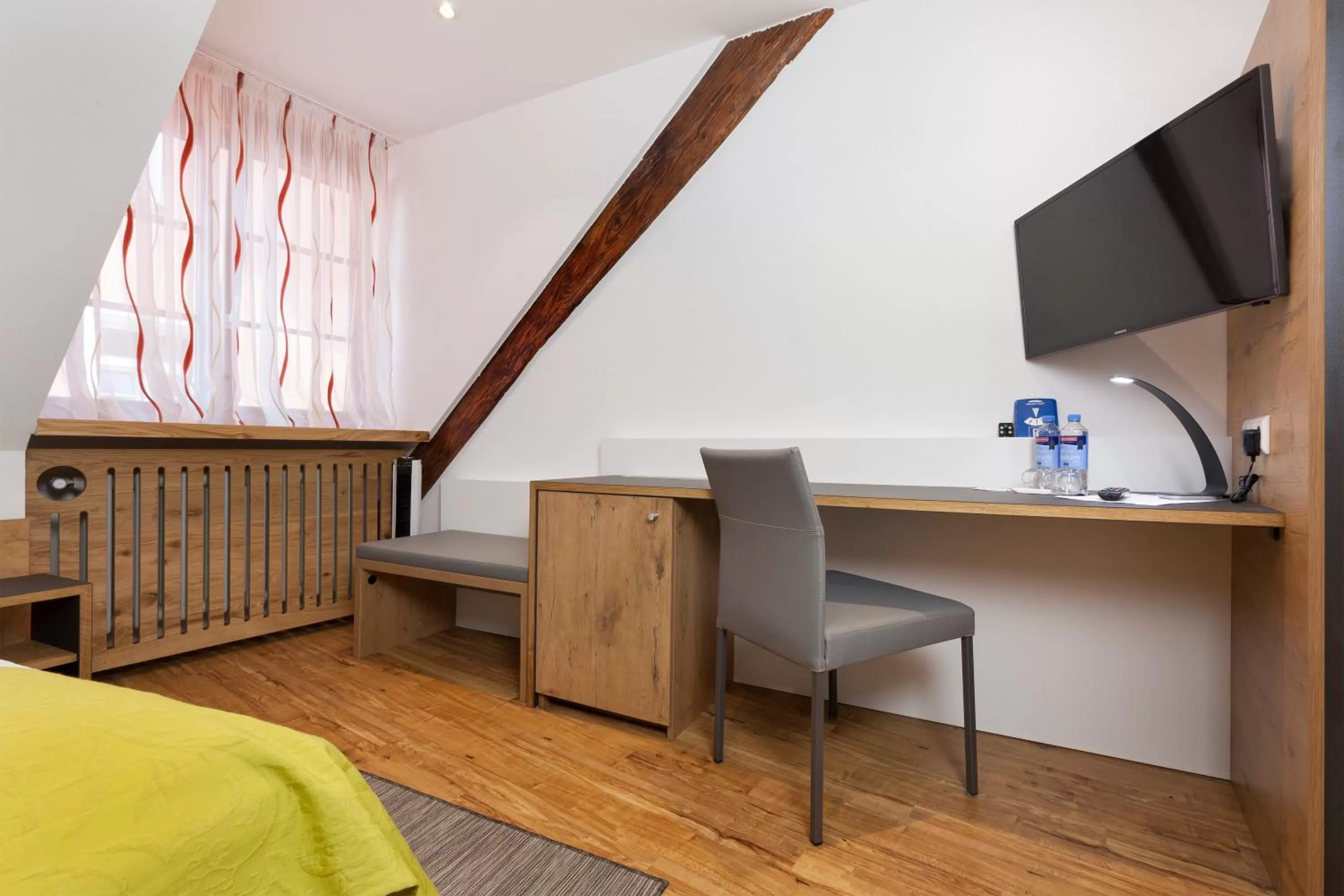 Seating area, Bed in Torstuben