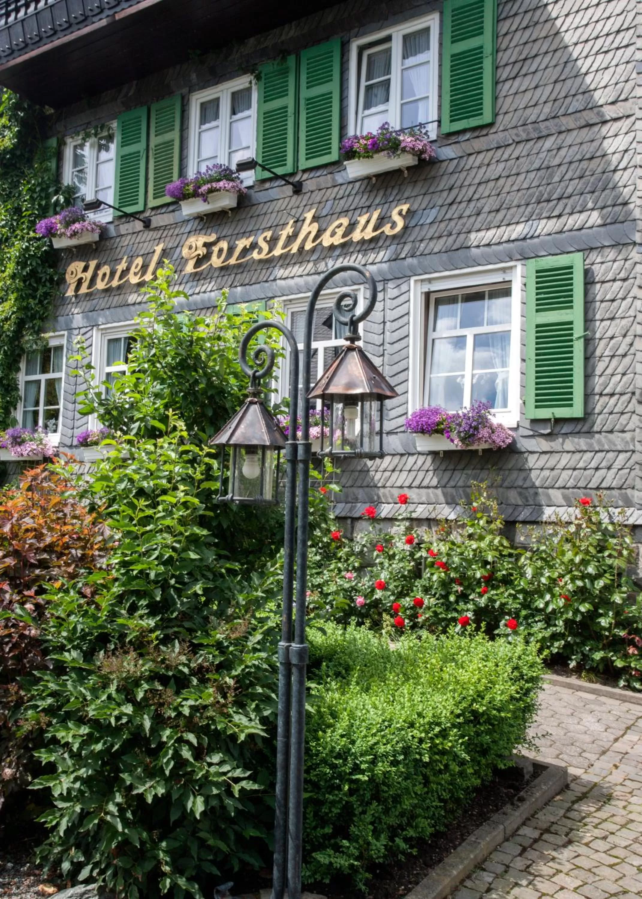 Facade/entrance in Hotel Forsthaus