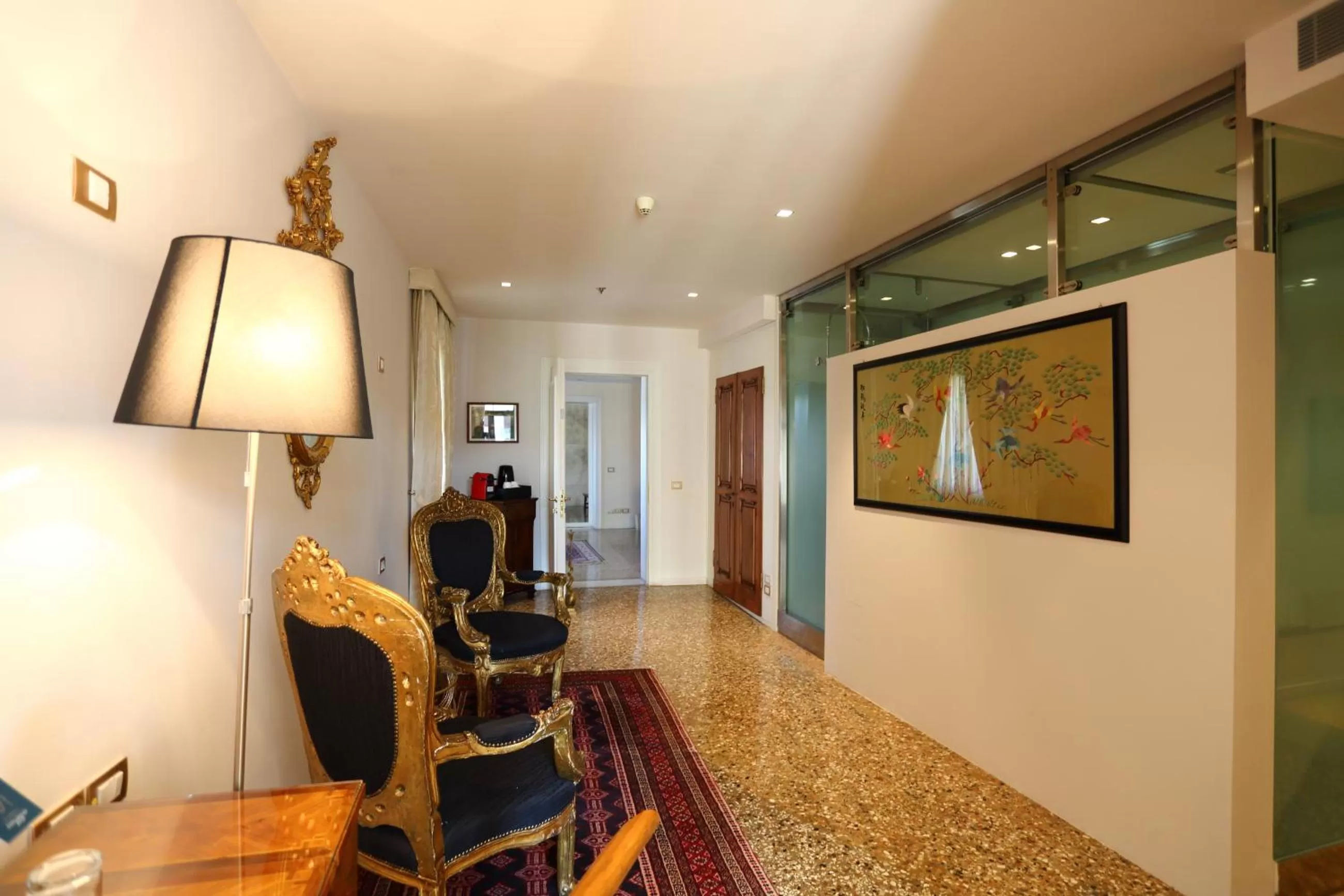 Living room in Ca' Nigra Lagoon Resort