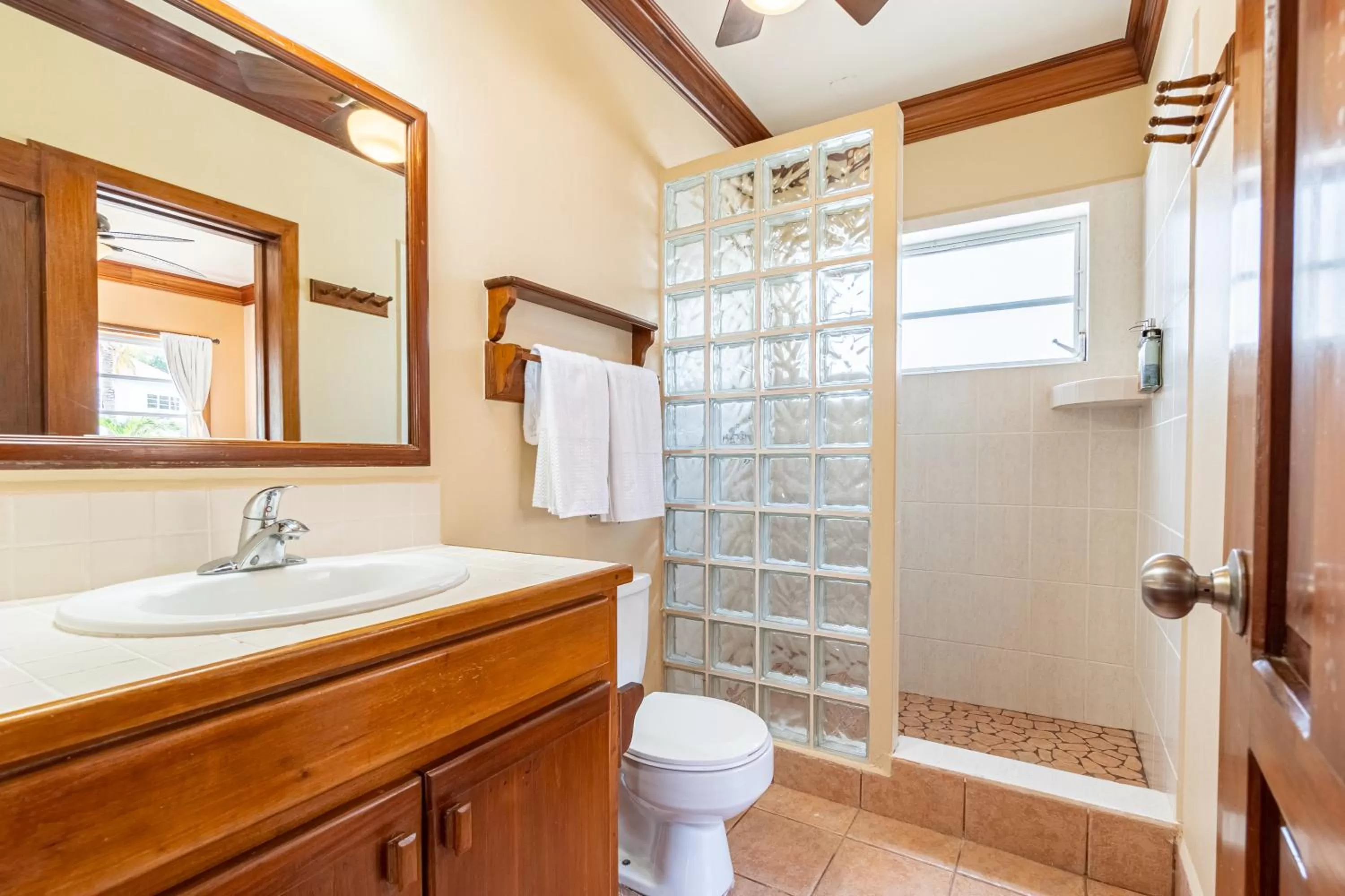Bathroom in Belizean Shores Resort