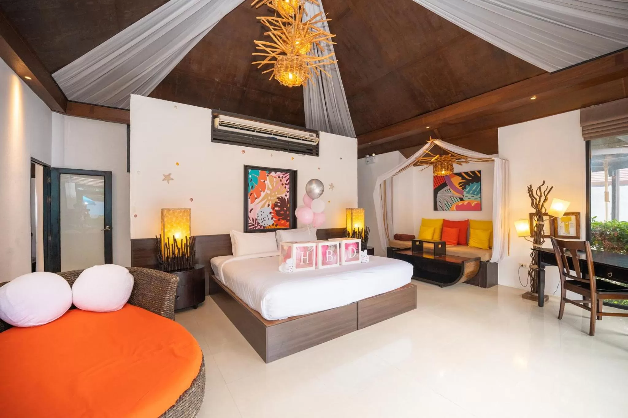 Bathroom, Bed in Dhevan Dara Resort & Spa Hua Hin - Pool Villa