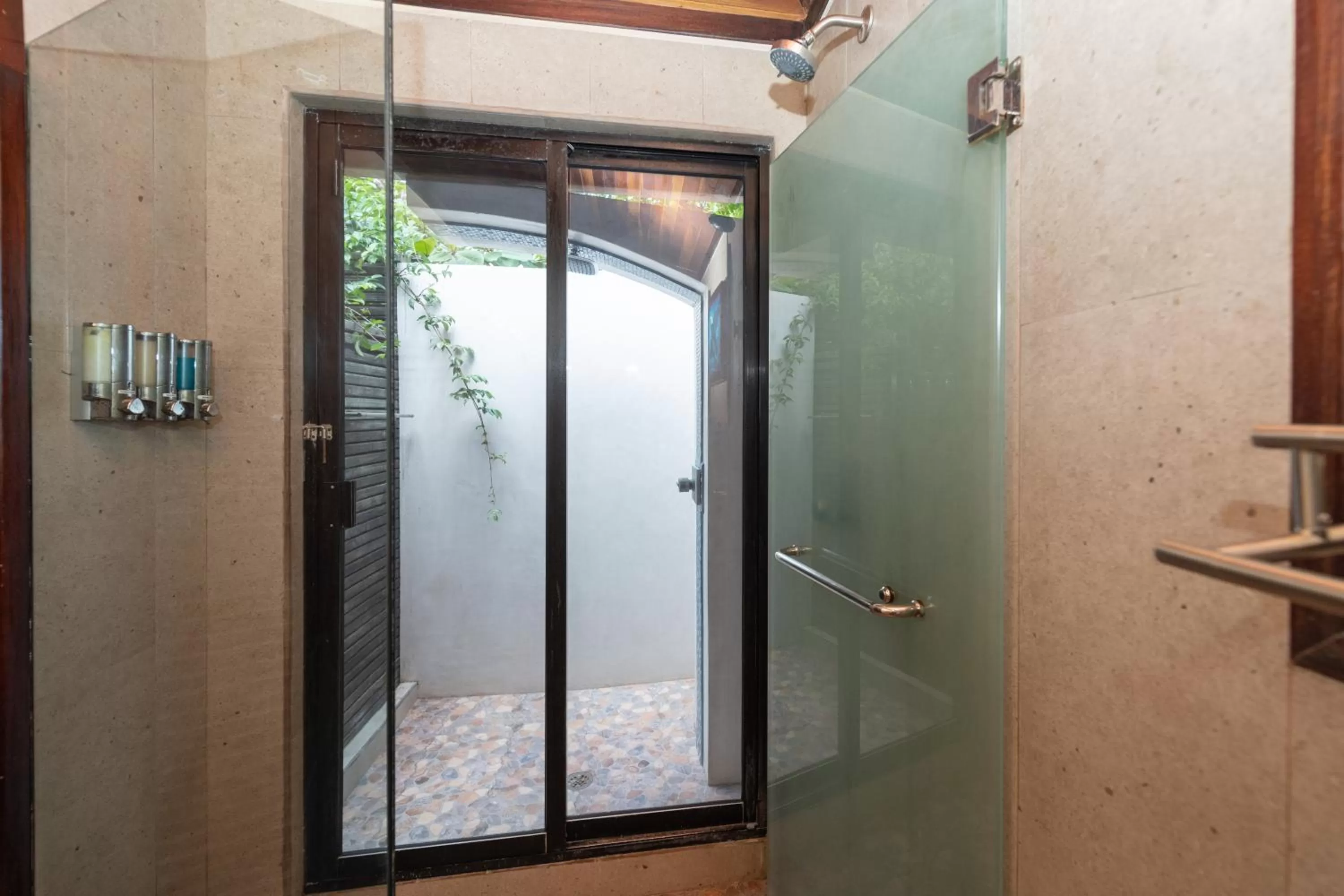 Shower in PUR Boutique Cabanas, Adults Only
