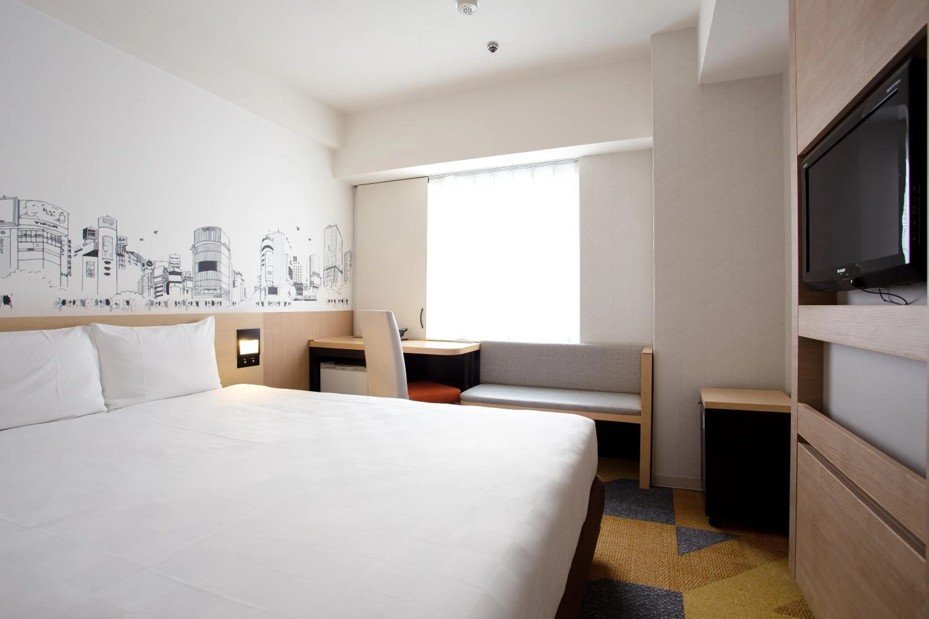 Photo of the whole room, Bed in Shibuya Tokyu REI Hotel