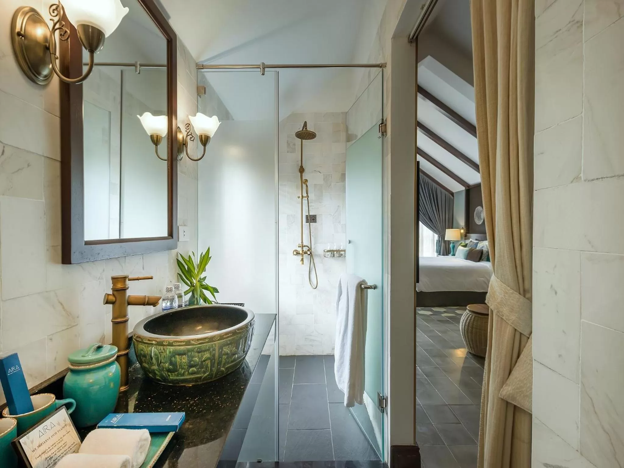 Shower in AIRA Boutique Hoi An Hotel & Spa