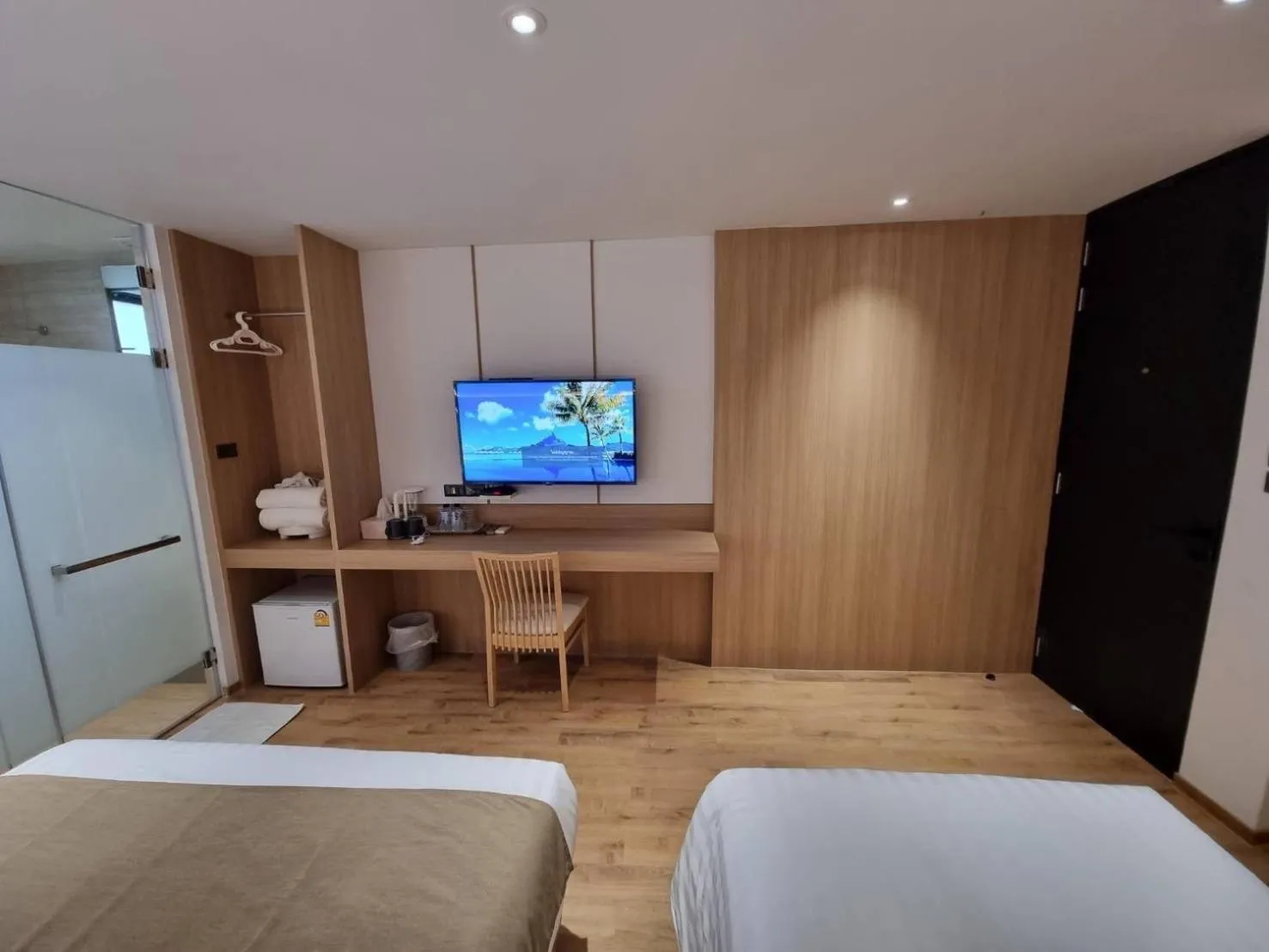 TV and multimedia, Bed in Nirundorn Resort Chaam