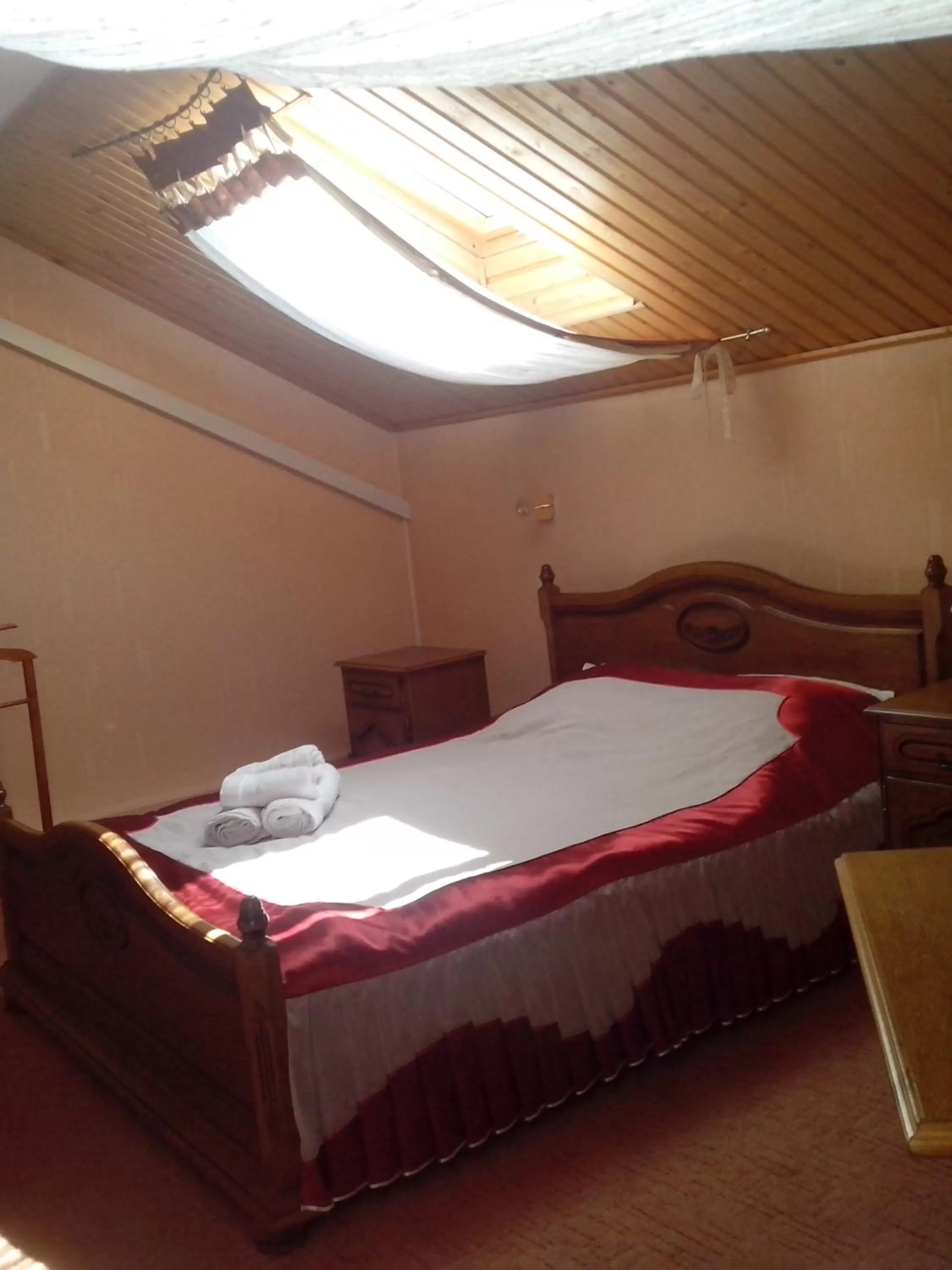 Bed in Morshynska Vezha Hotel