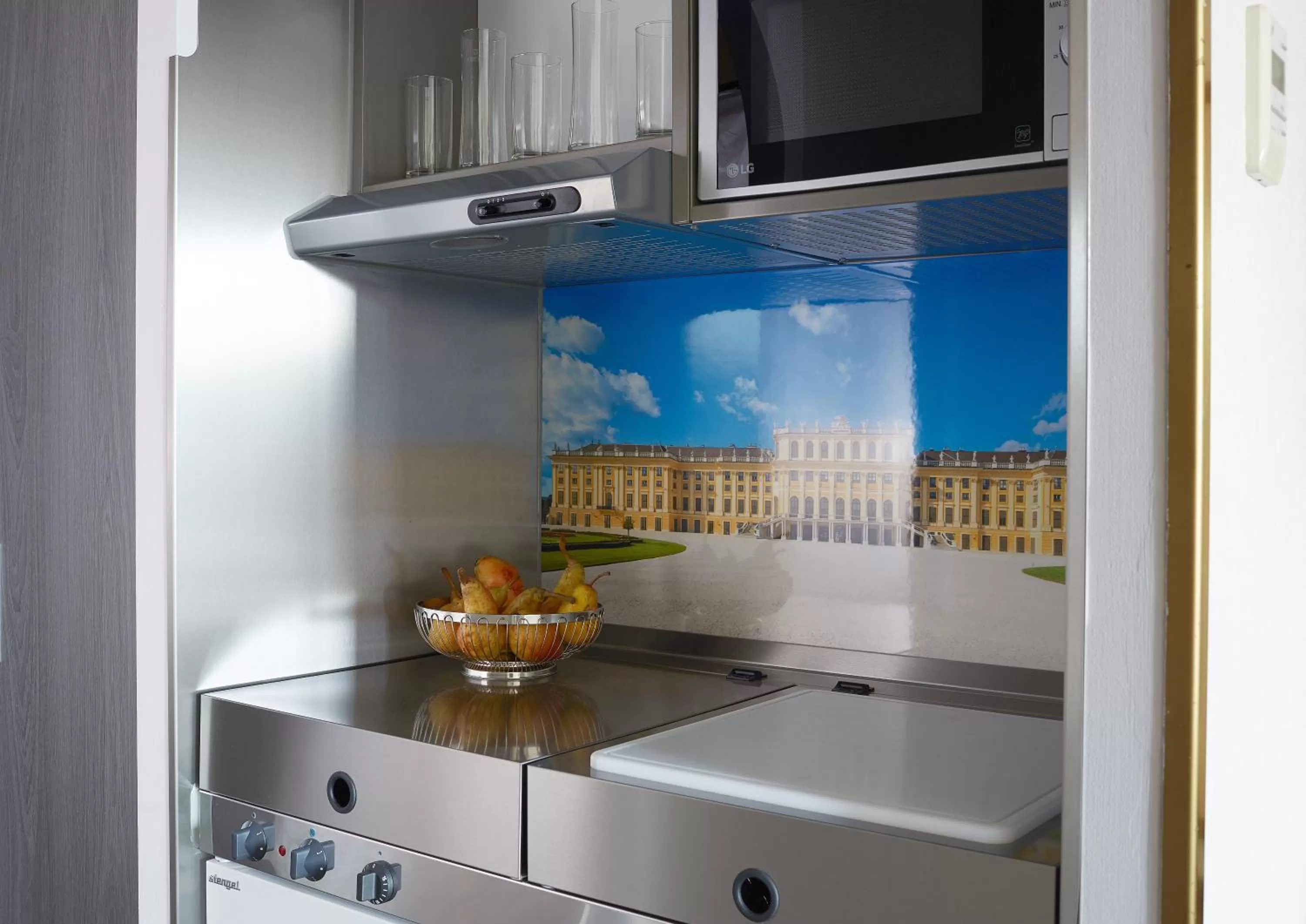 Kitchen or kitchenette in Living Hotel Kaiser Franz Joseph