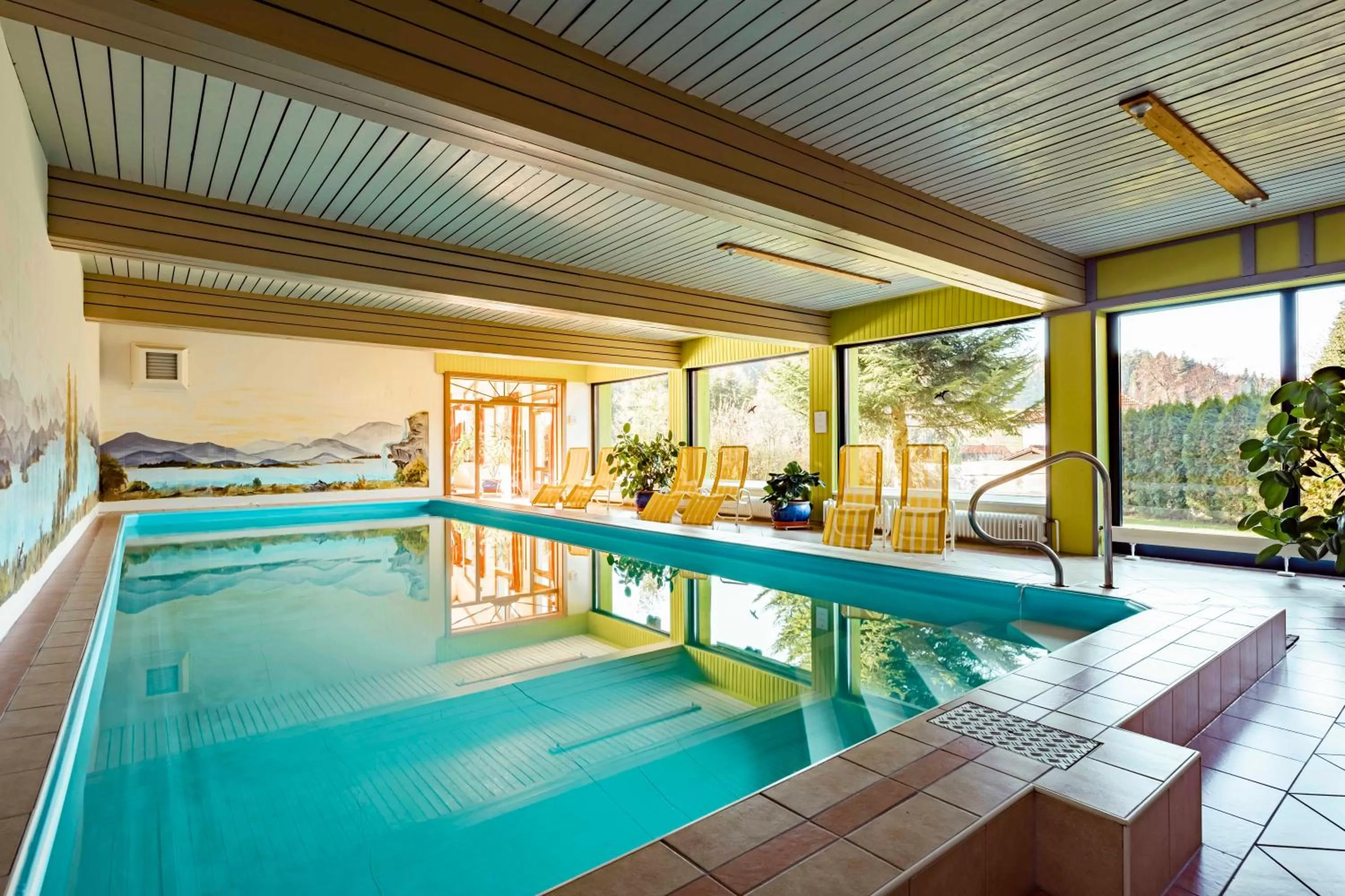 Swimming pool in Landhotel GrünWies -Bonsai-Wellness Garni
