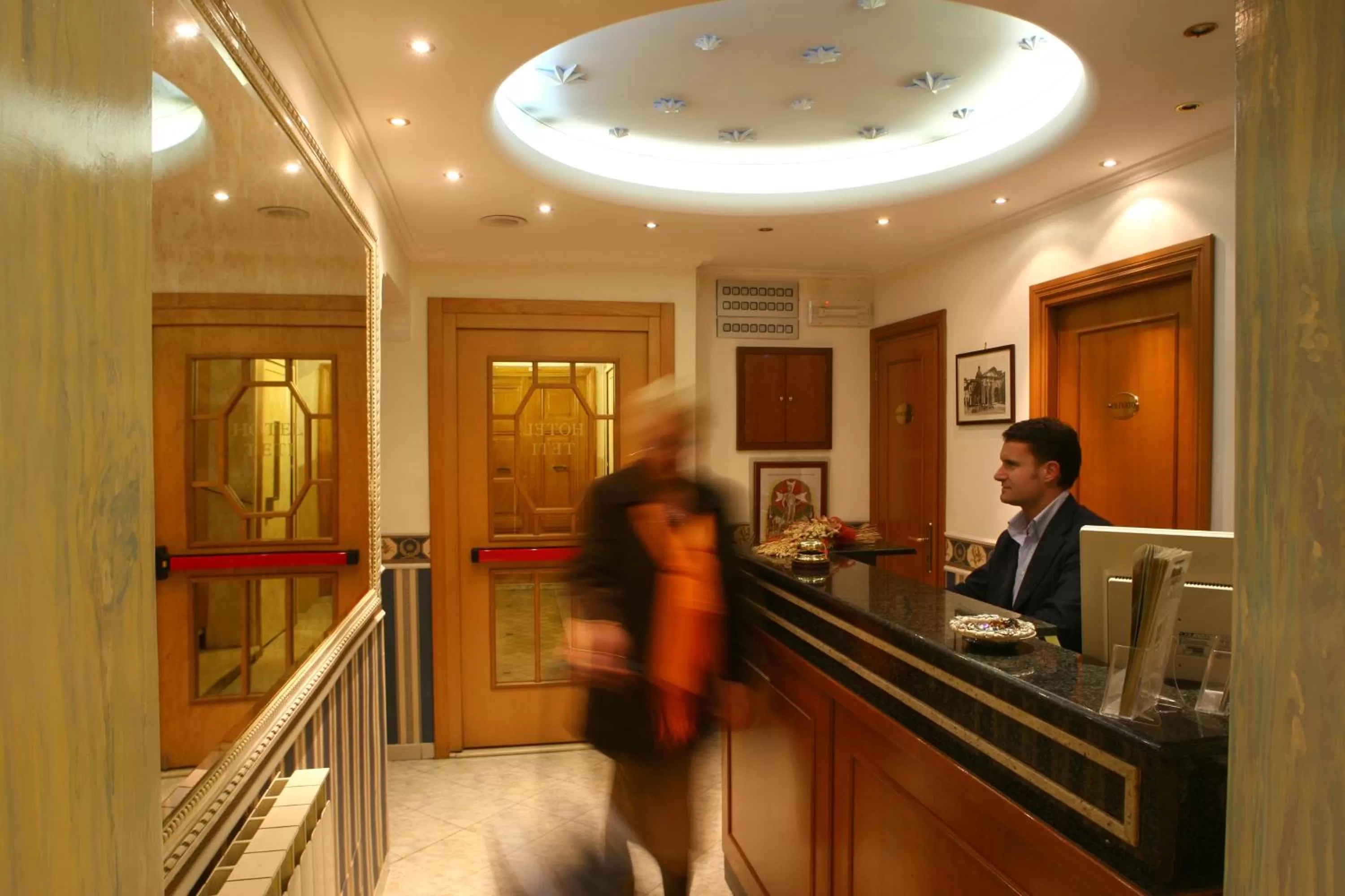 Lobby or reception in Hotel Teti