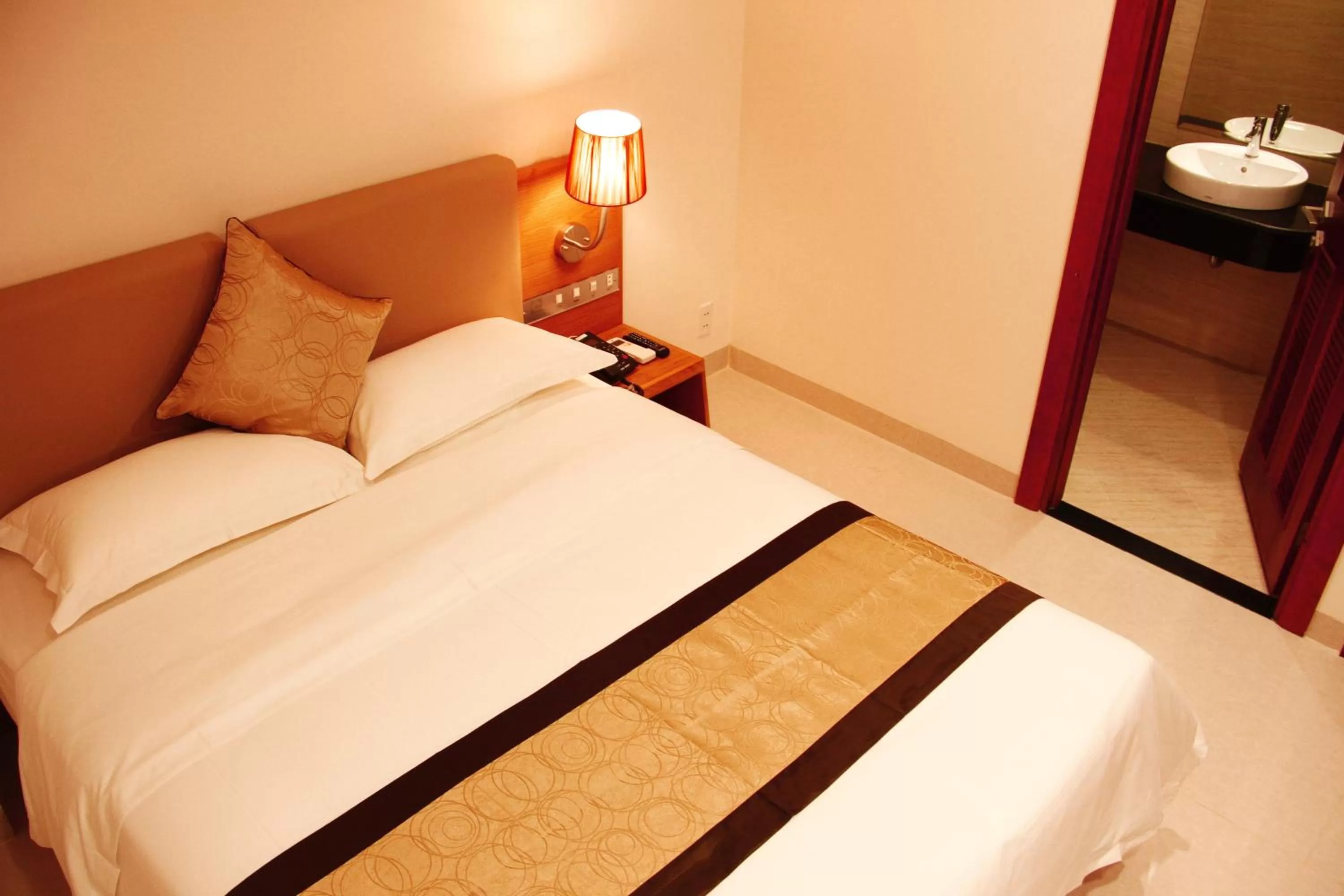 Bed in Gia Vien Hotel