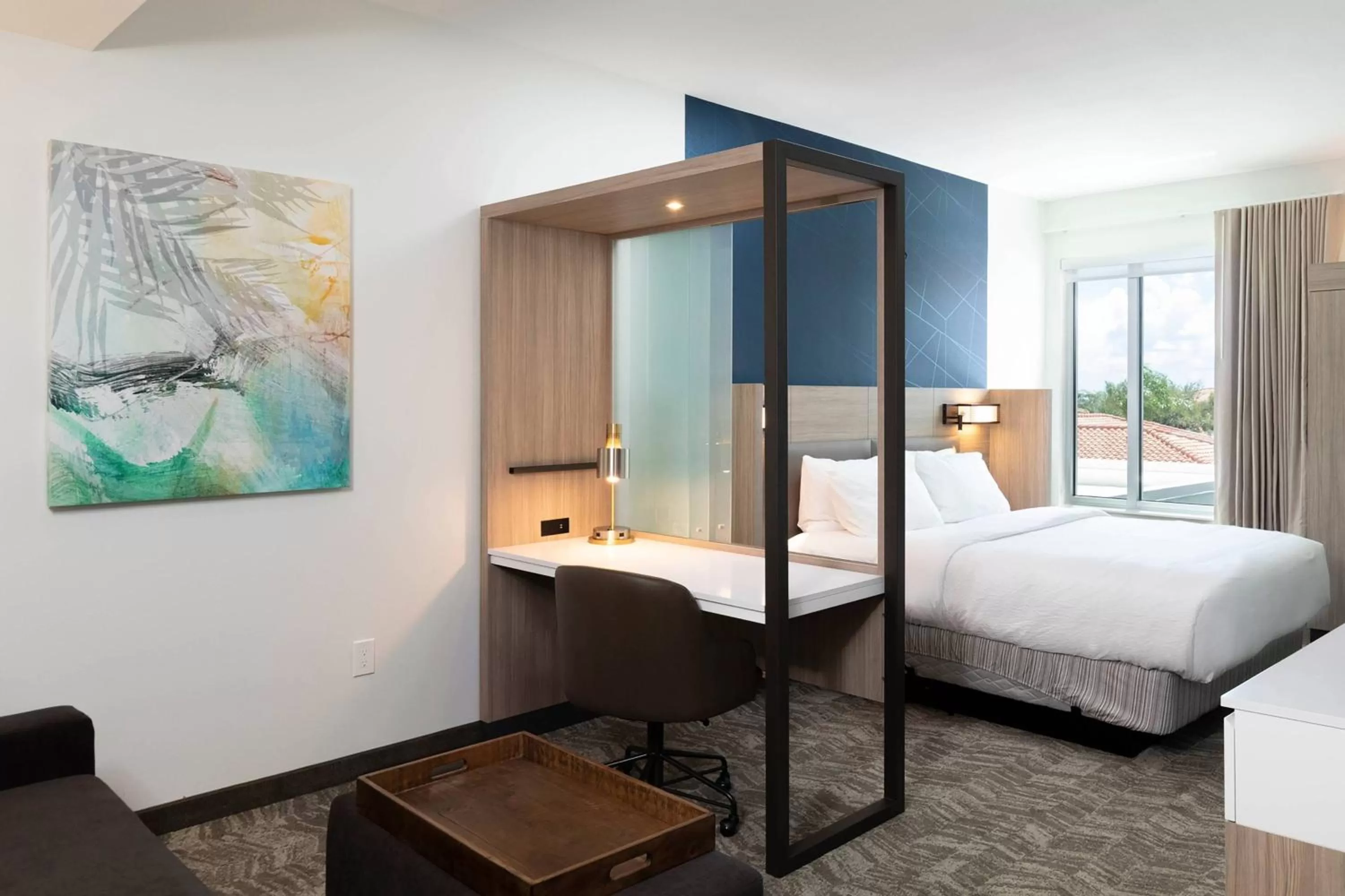 Photo of the whole room, Bed in SpringHill Suites by Marriott Cape Canaveral Cocoa Beach