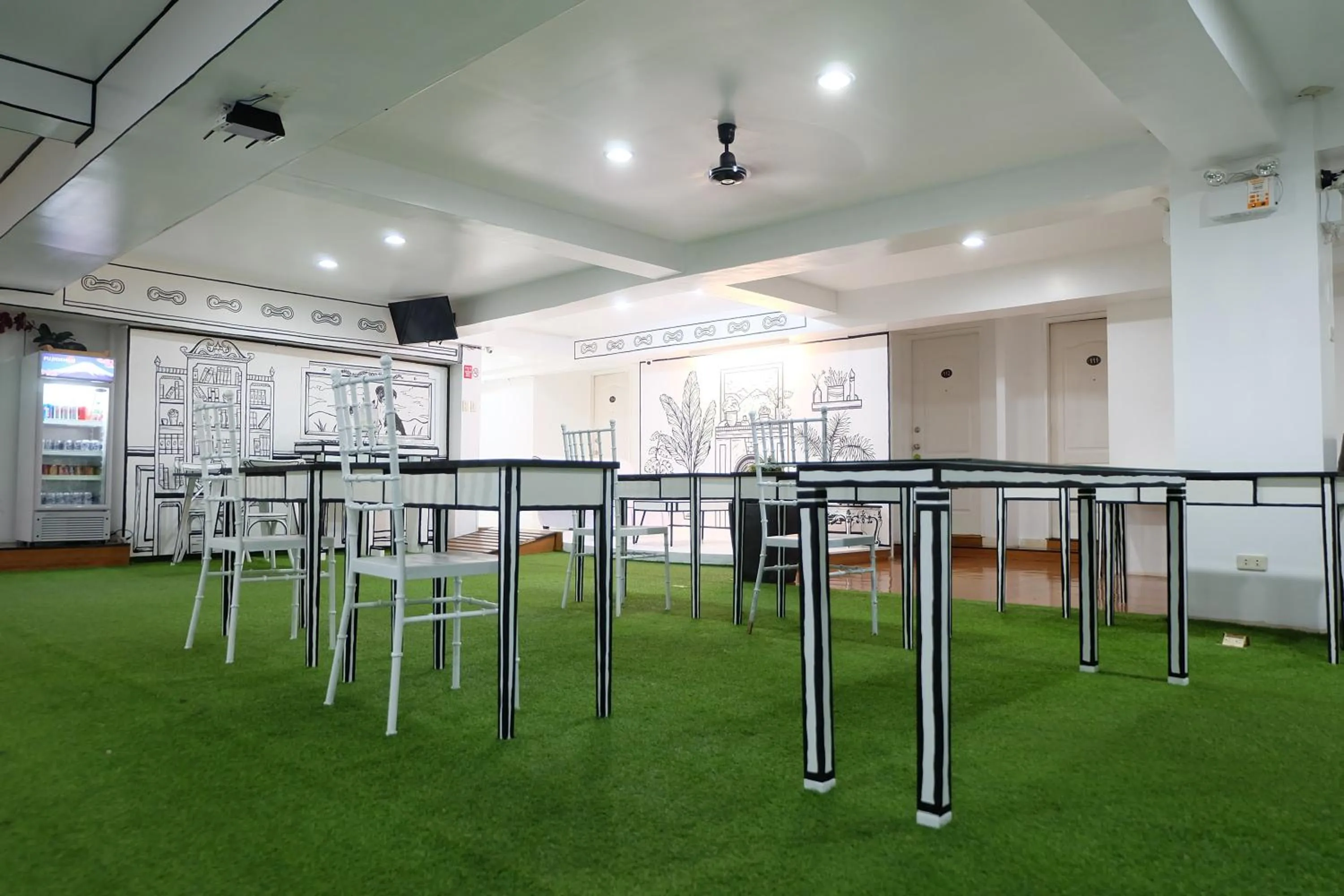 Decorative detail in Spaces Hotel Makati