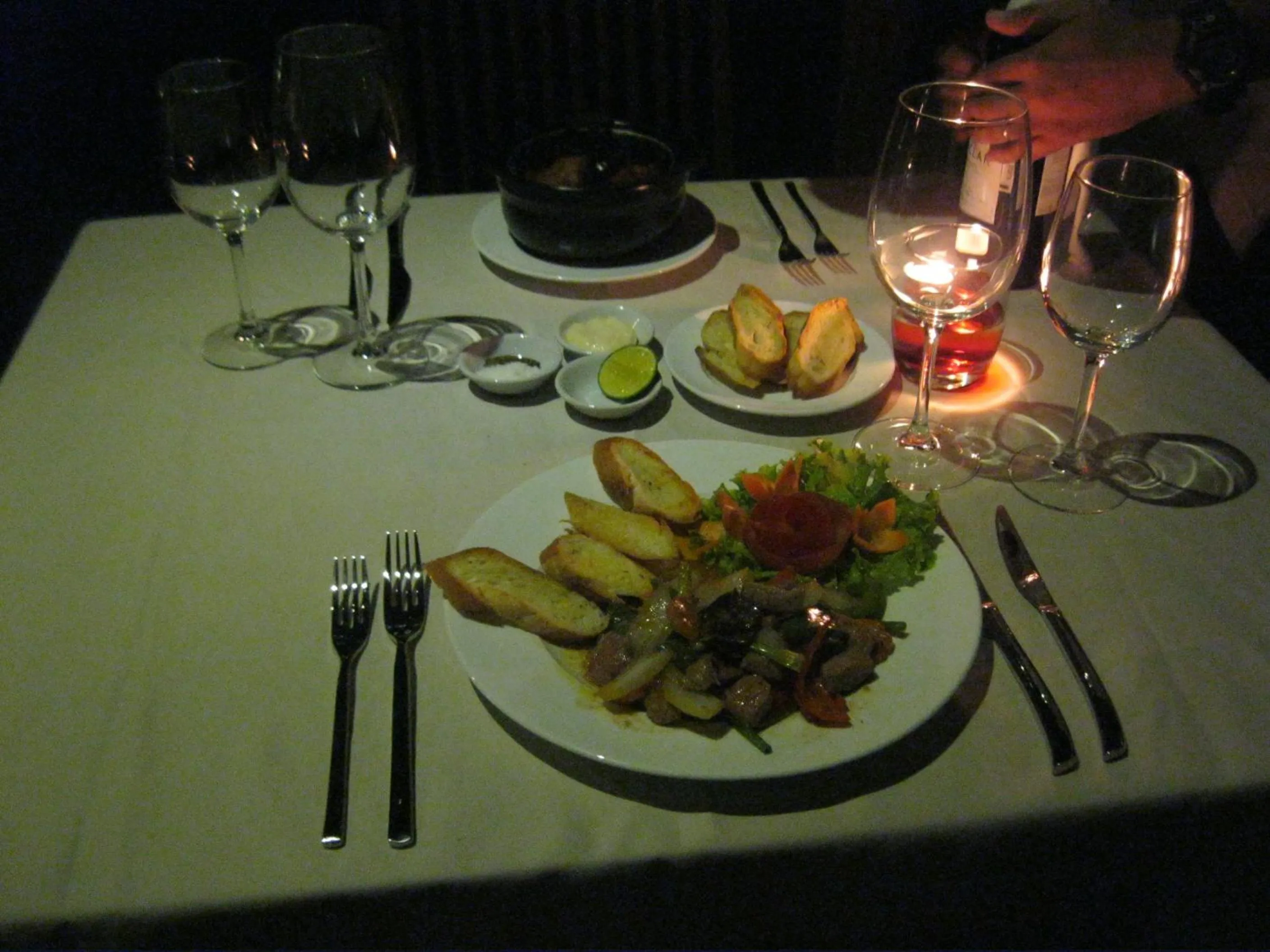 Night in Palm View Villa