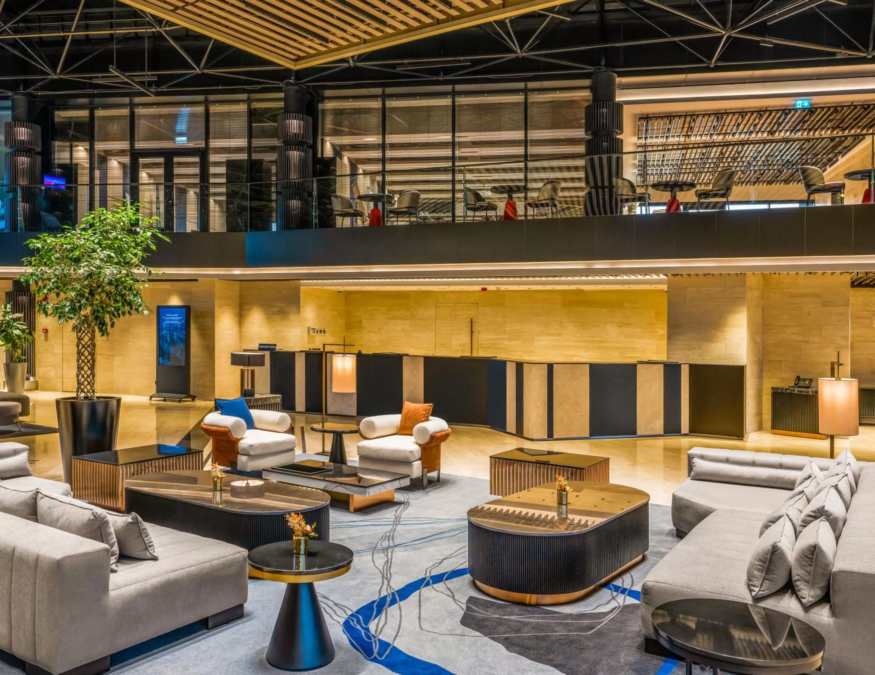 Lobby or reception in Crowne Plaza - Istanbul Tuzla Viaport Marina by IHG