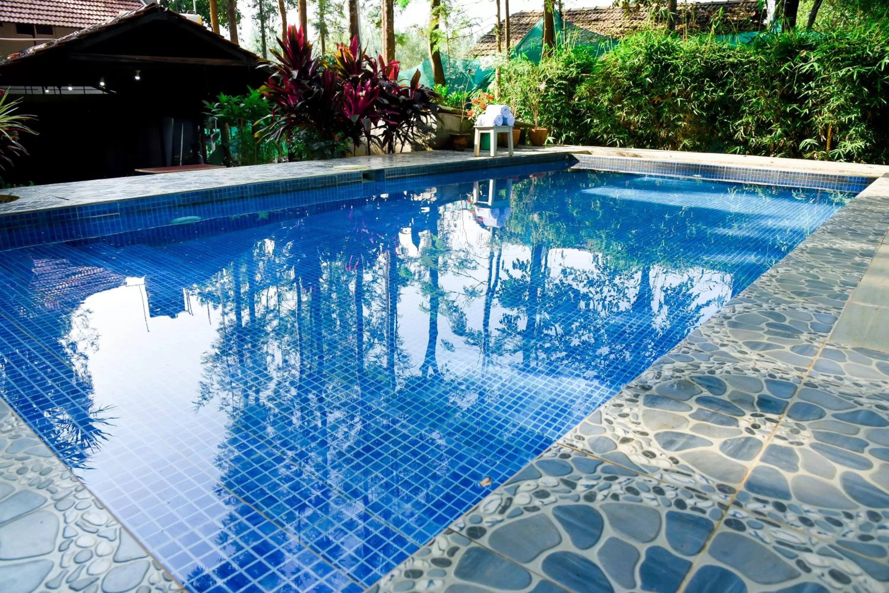Swimming pool in The Spectrum Resort - Chikmagalur