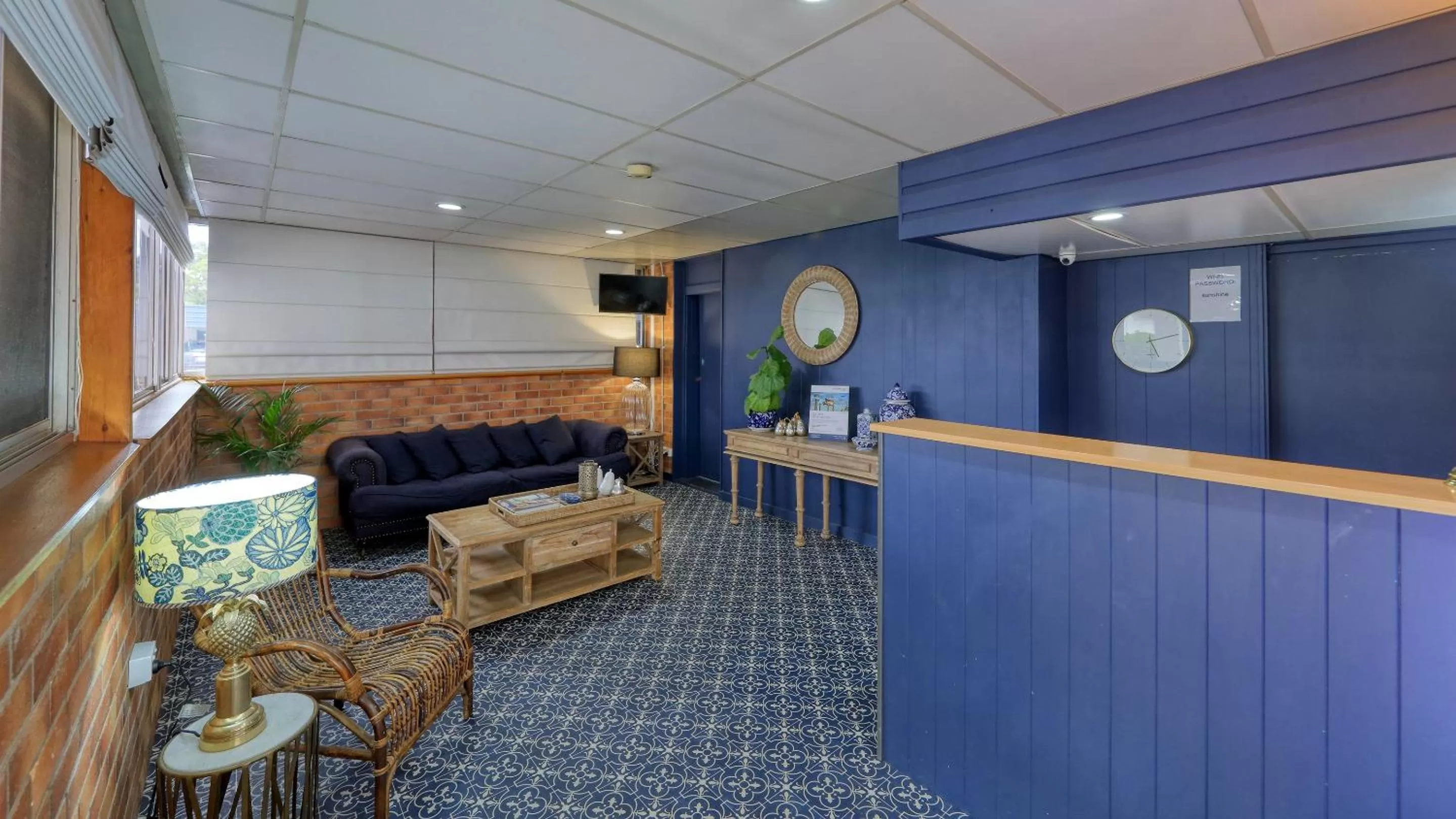 Lobby or reception in Border Motel