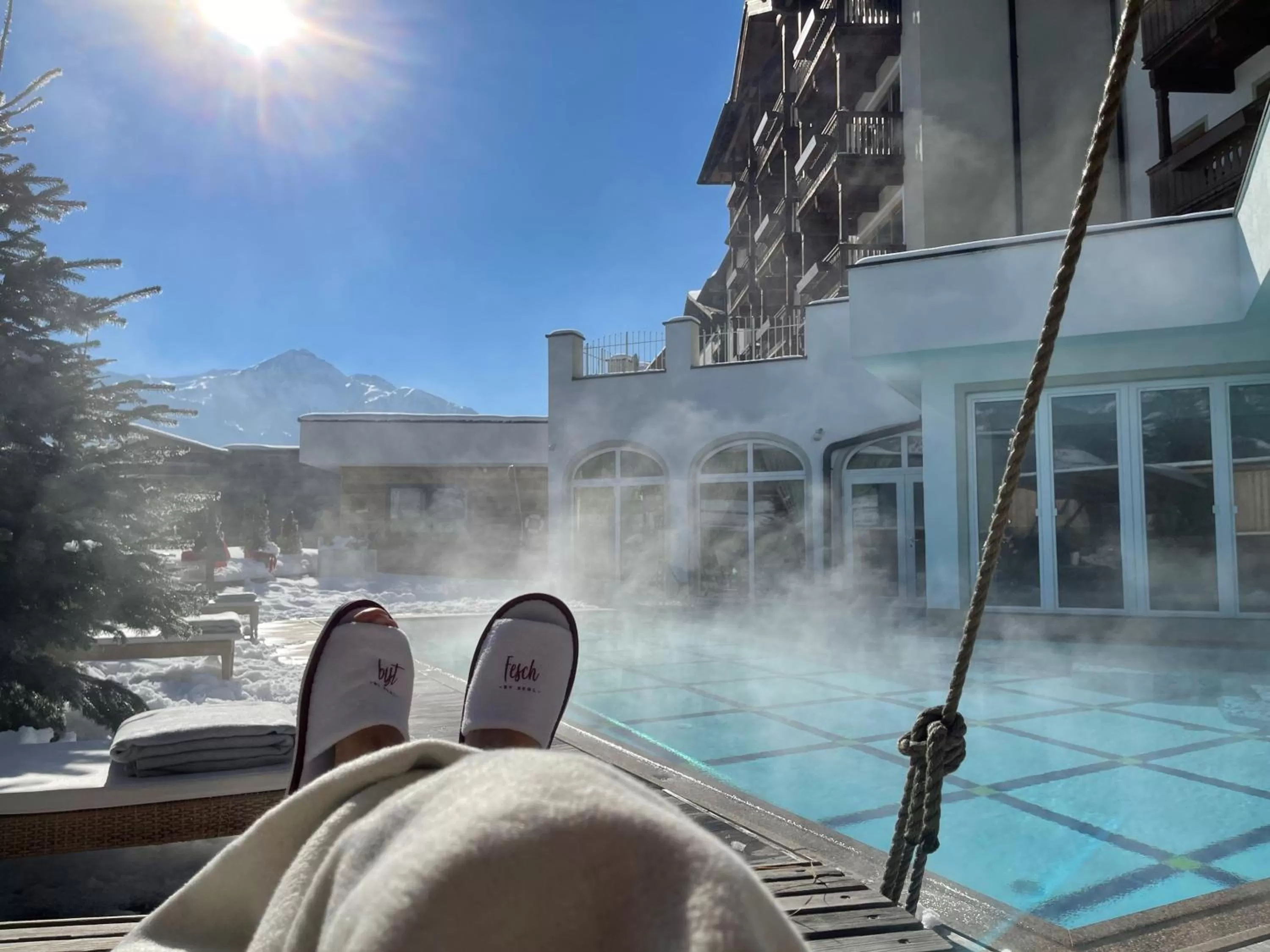 Swimming pool in Superior Sport und Familienresort Alpenblick