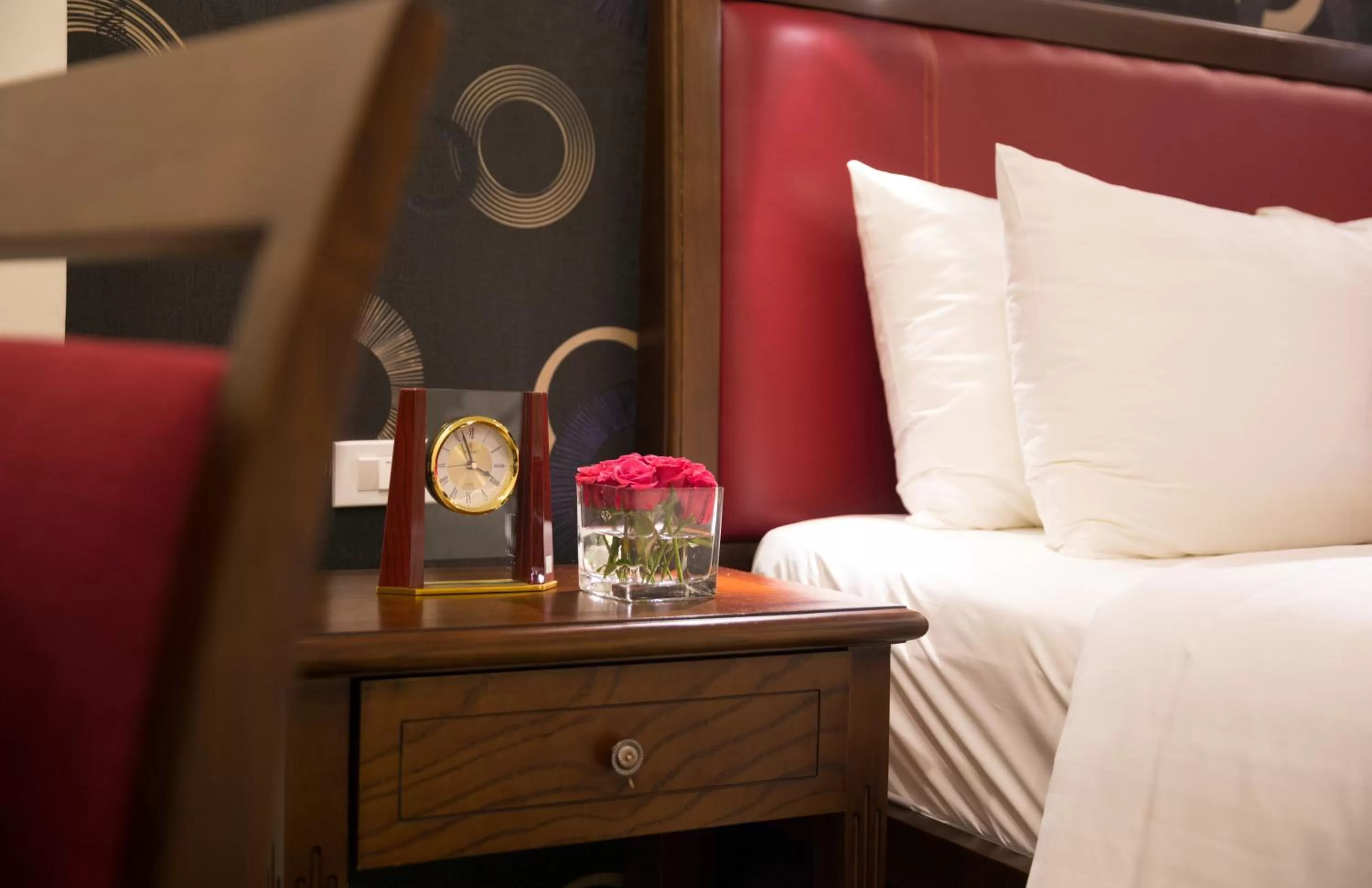 Decorative detail, Bed in Holiday Emerald Hotel