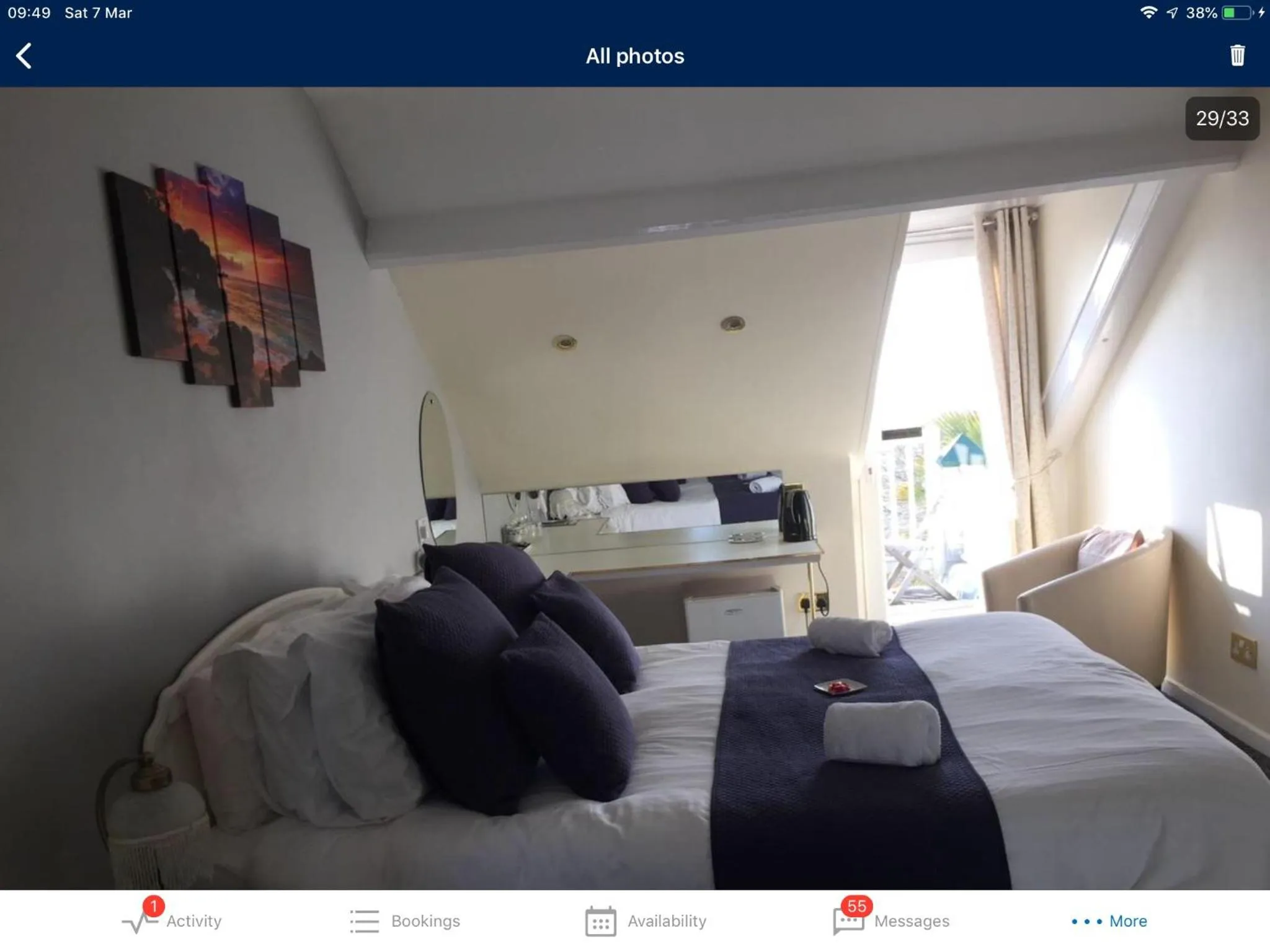 Bedroom, Bed in Poltair Guest House