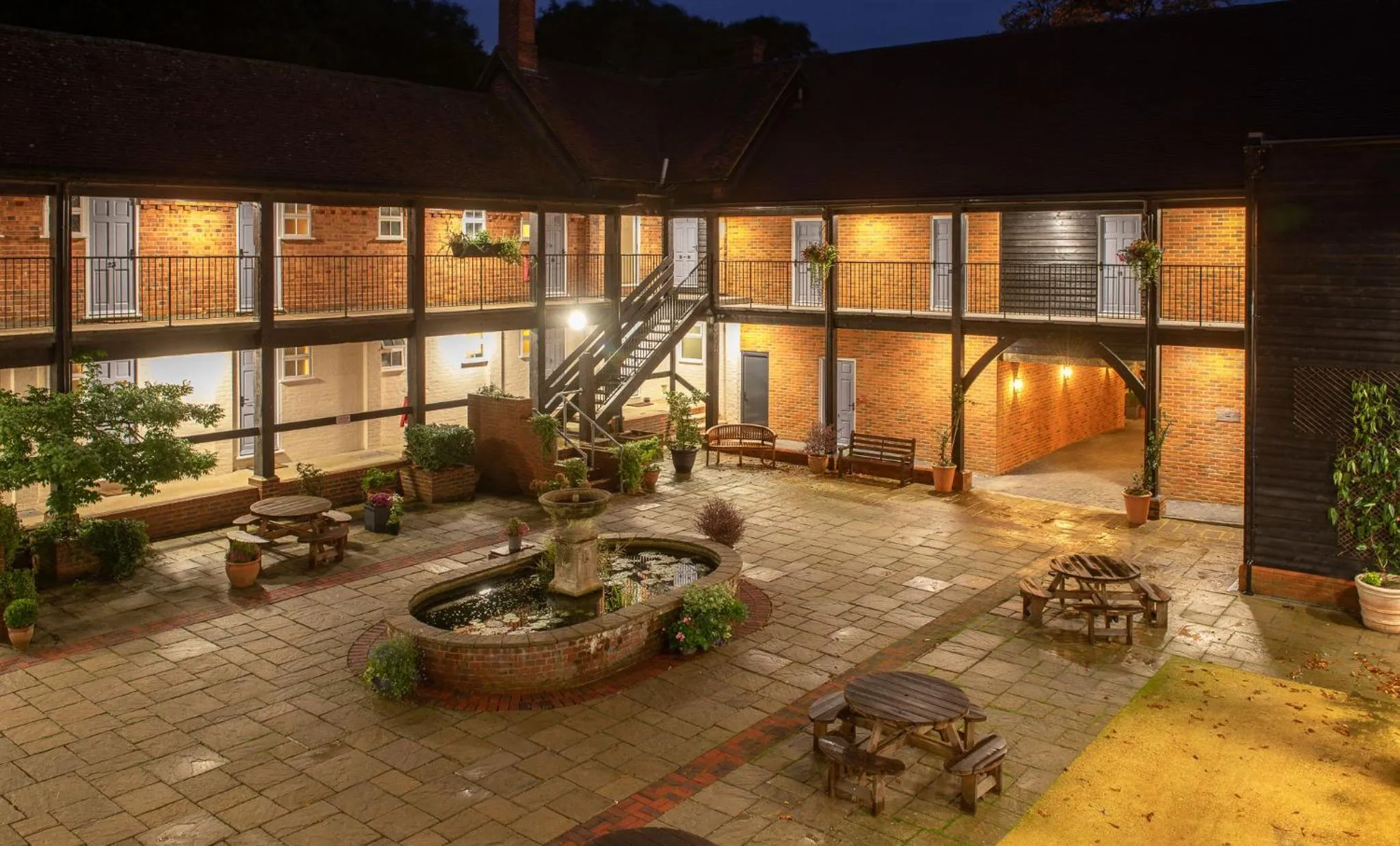 Patio in Cottesmore Hotel Golf & Country Club