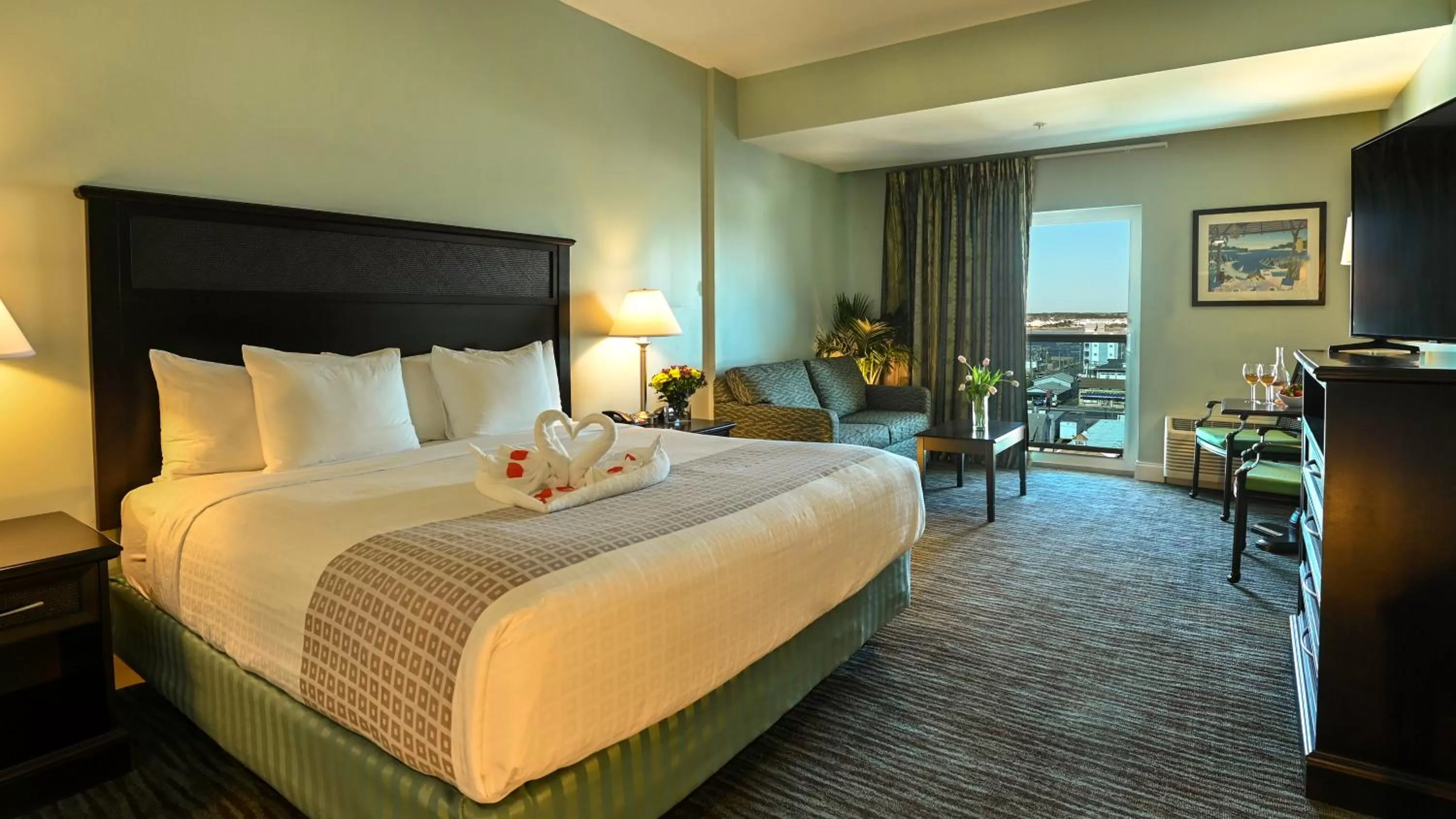 Bedroom, Bed in Park Place Hotel