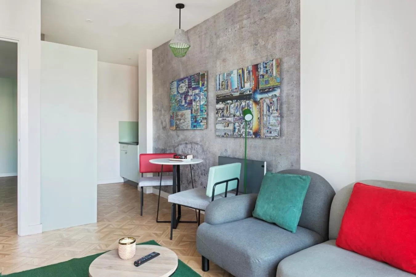 Living room in Church Street by Supercity Aparthotels