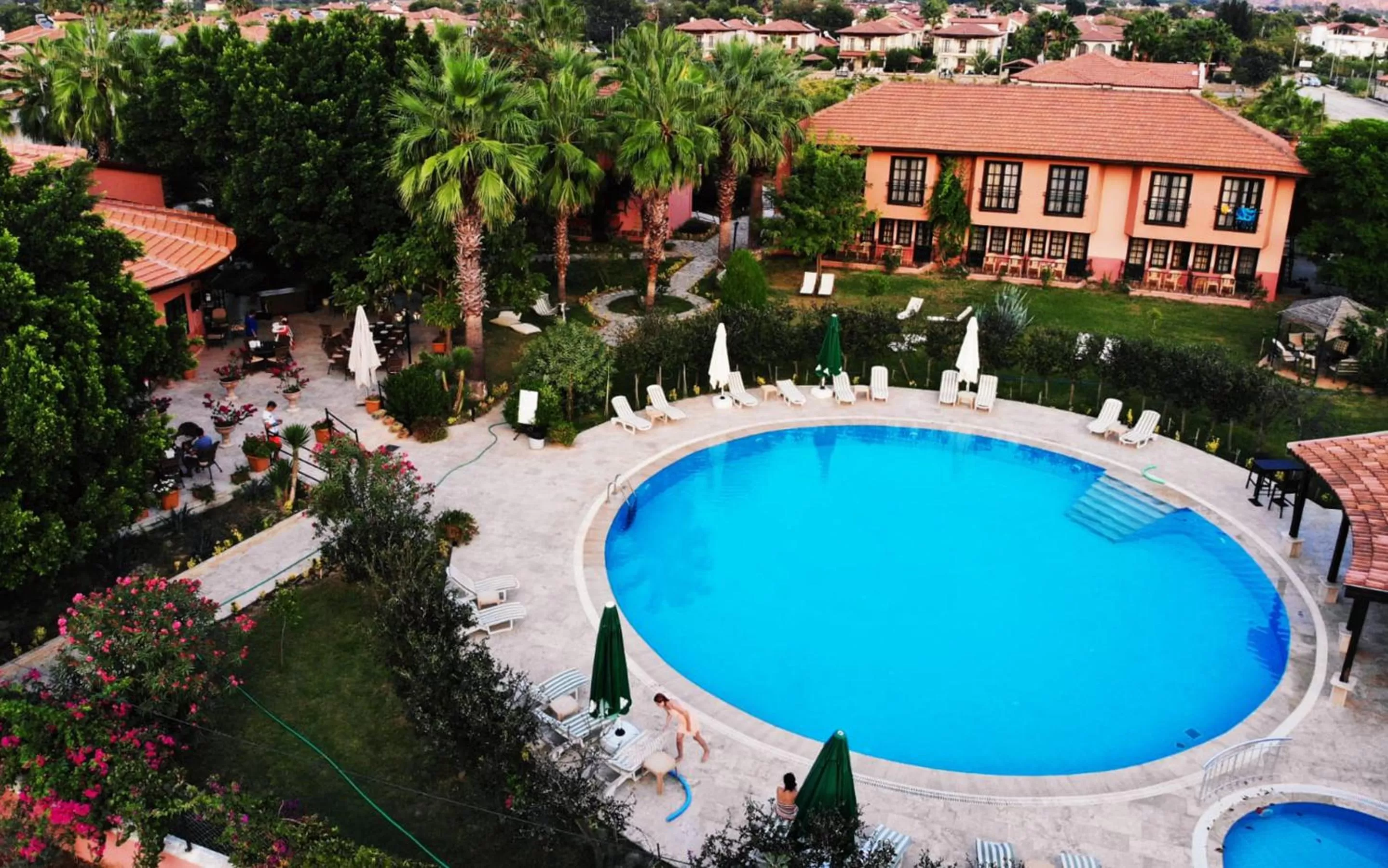 Bird's eye view in Hotel Palme Dalyan