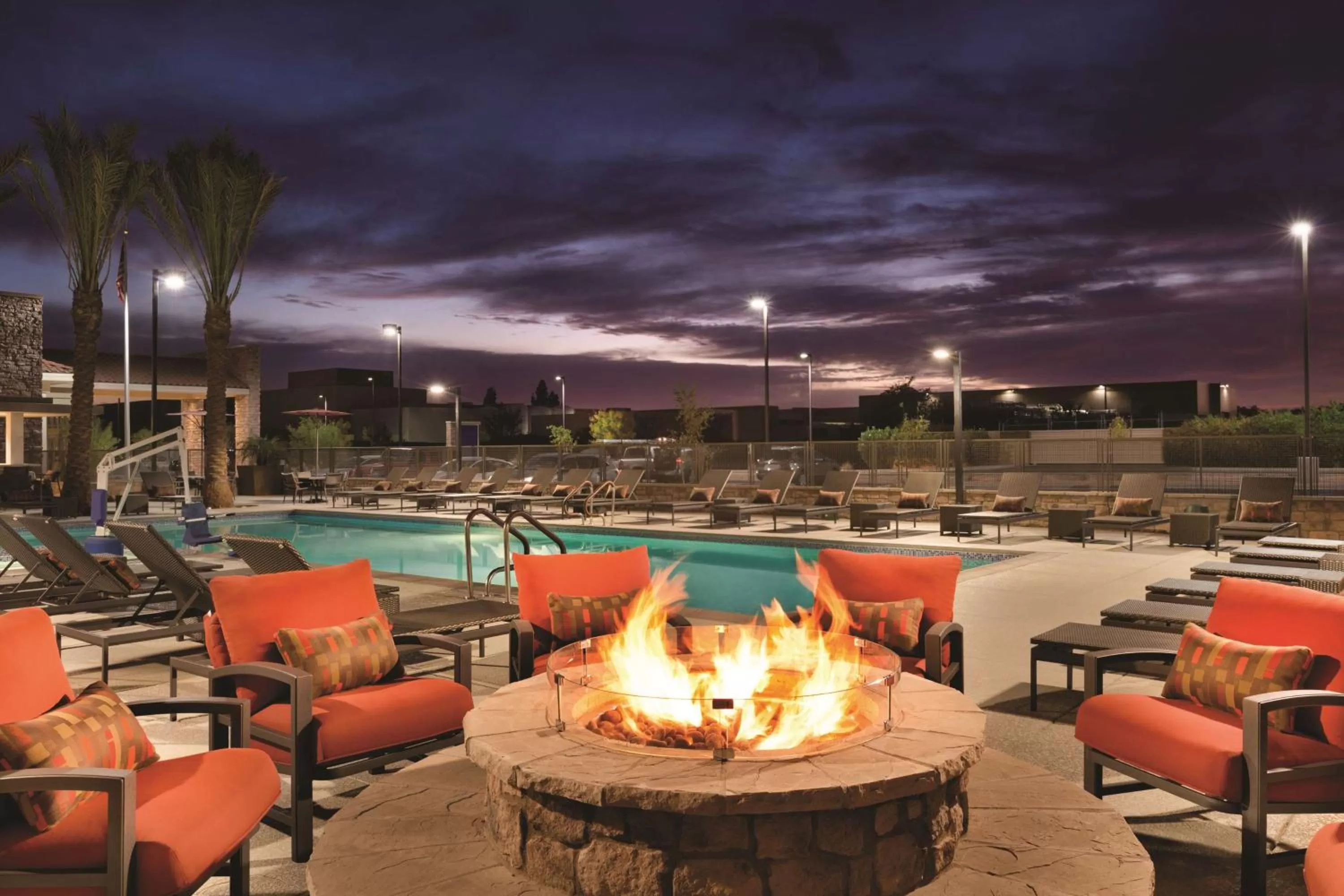 Patio in Hilton Garden Inn Phoenix-Tempe University Research Park, Az
