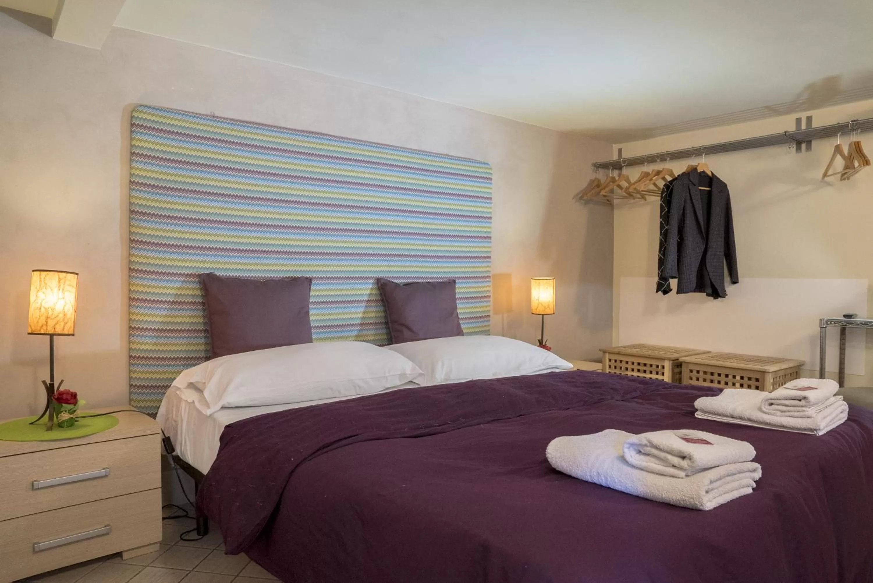 Photo of the whole room, Bed in RossoCorallo B&B