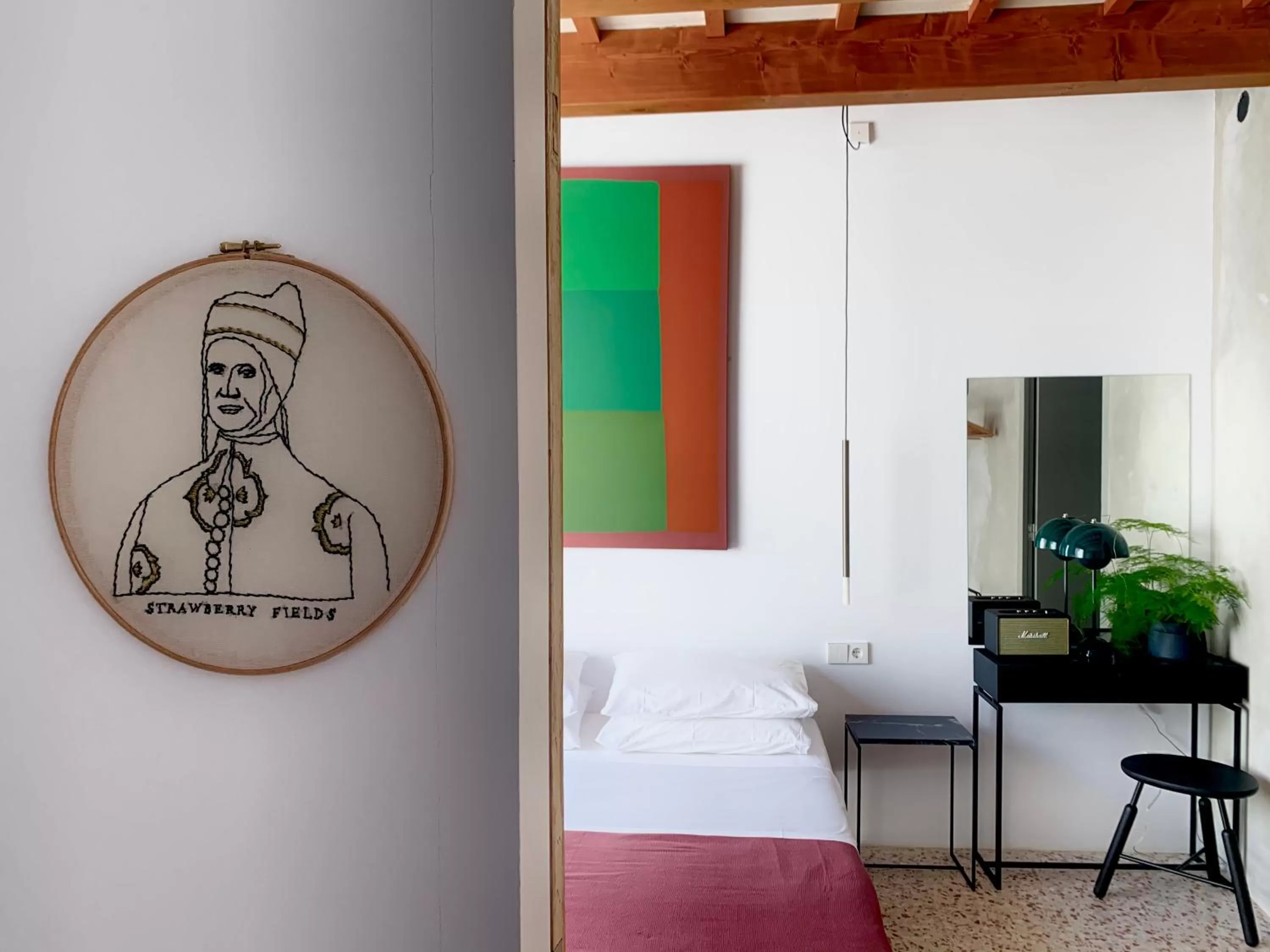 Bed in Fragile Hotel