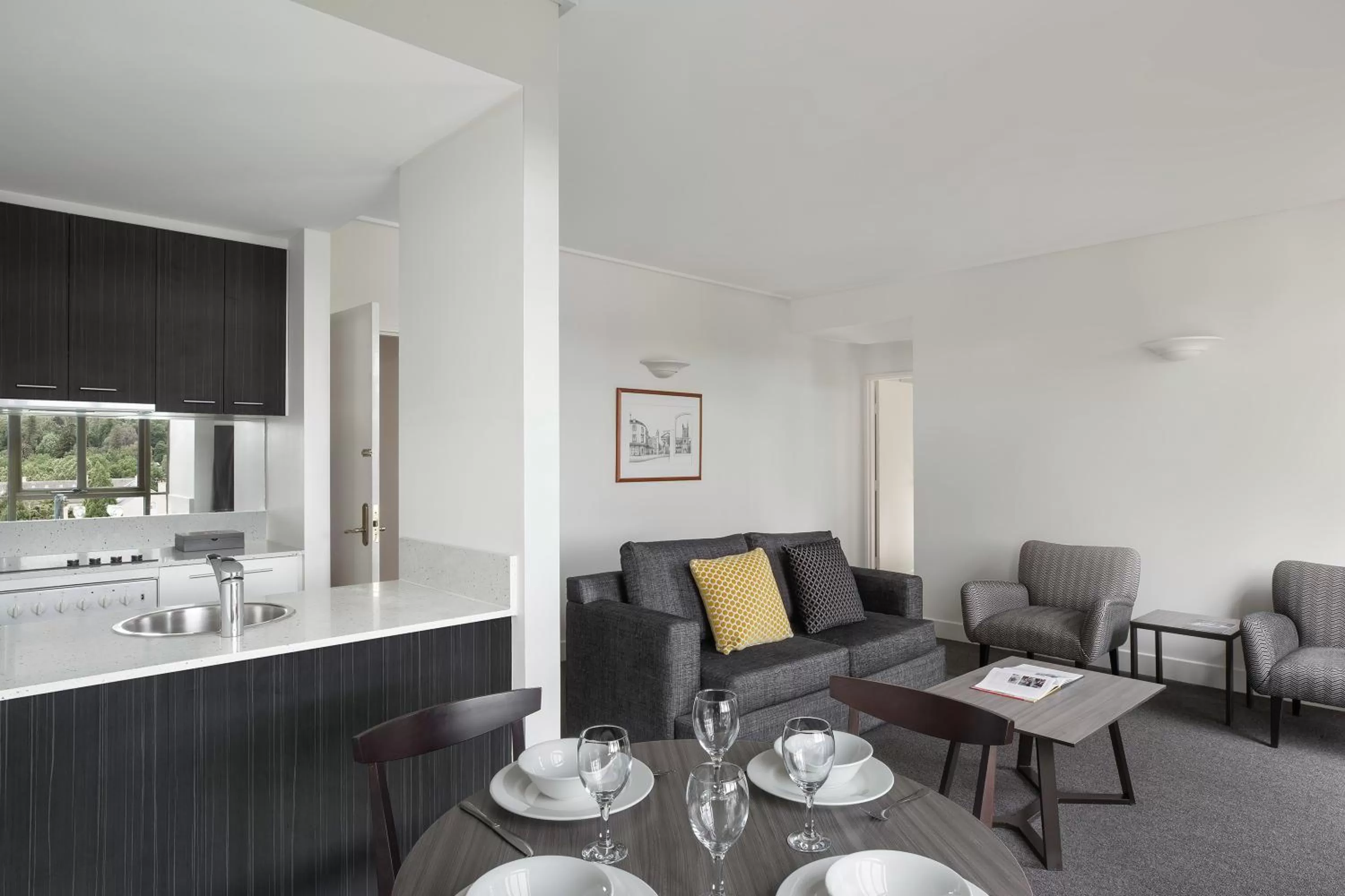 Kitchen or kitchenette in Mantra on Jolimont Melbourne