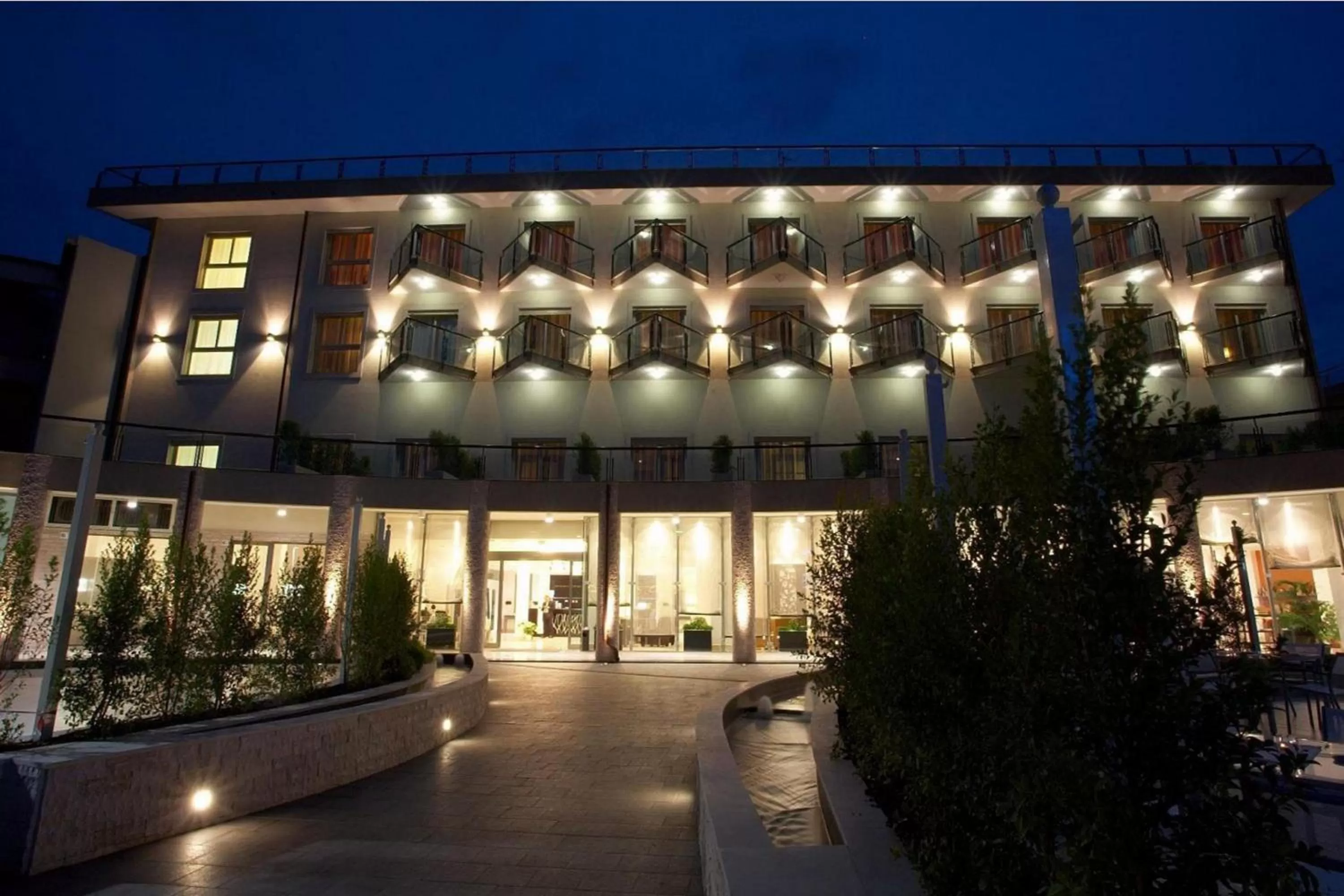Facade/entrance in Plaza Hotel Catania