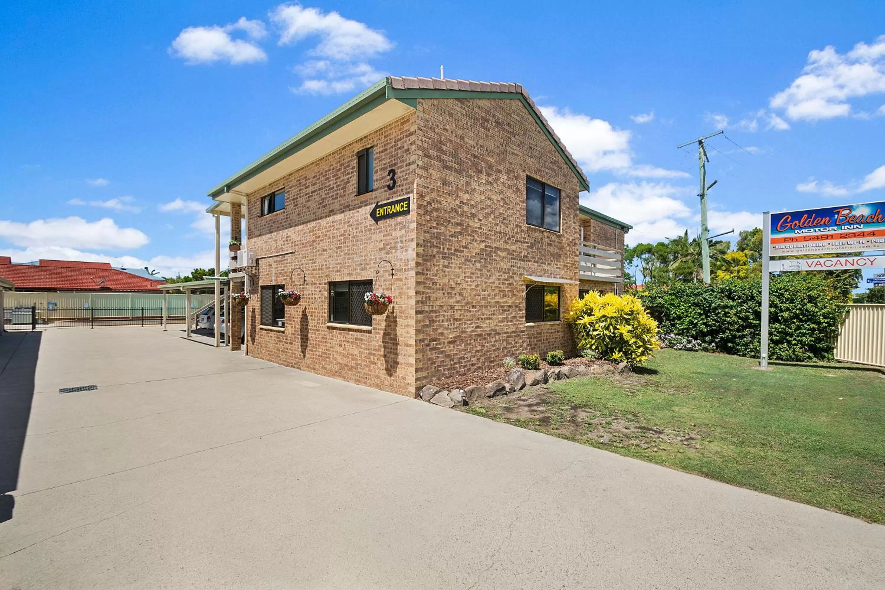 Bird's eye view in Golden Beach Motor Inn, Caloundra