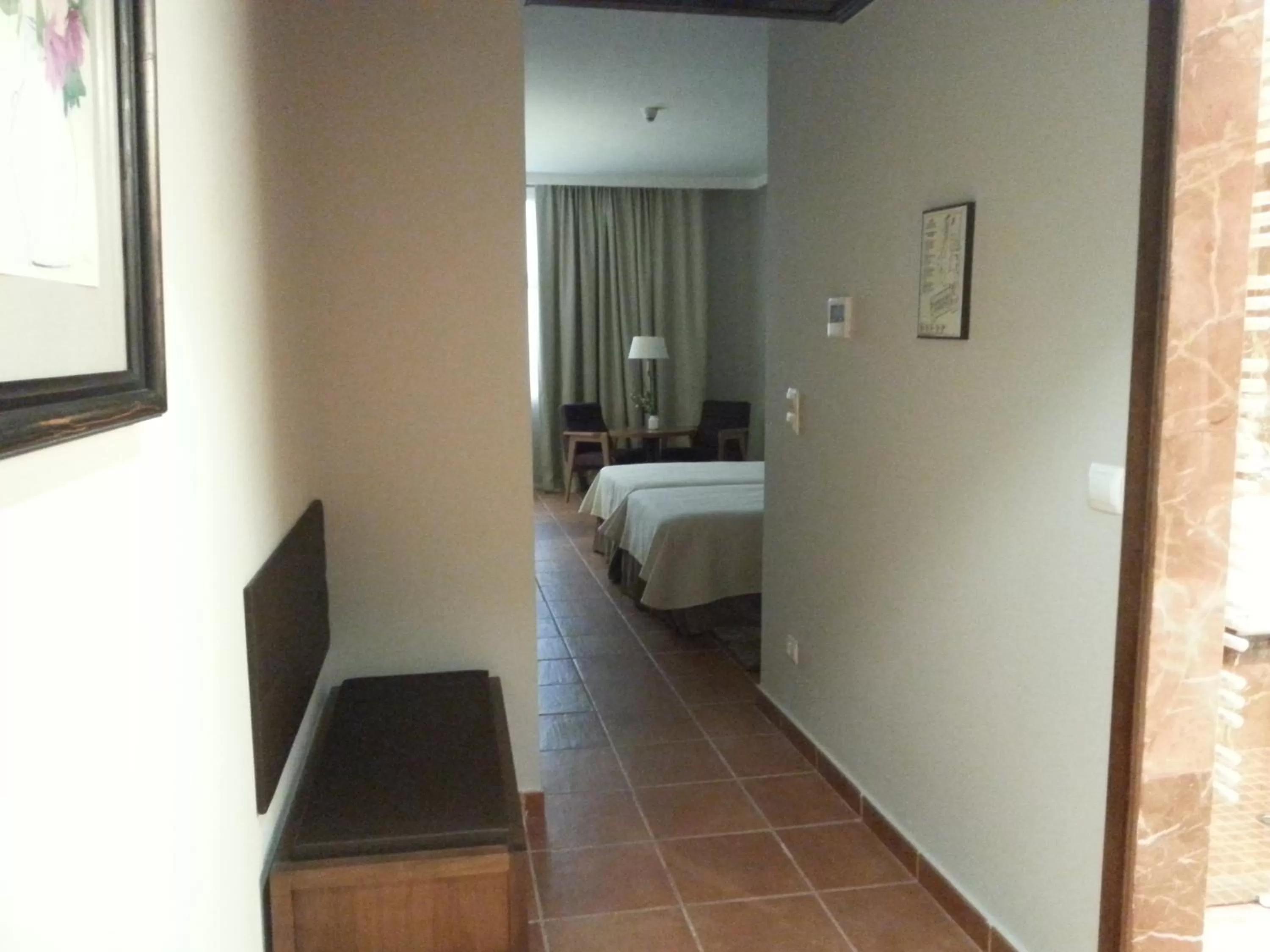 Decorative detail, Bed in Parador de Lorca