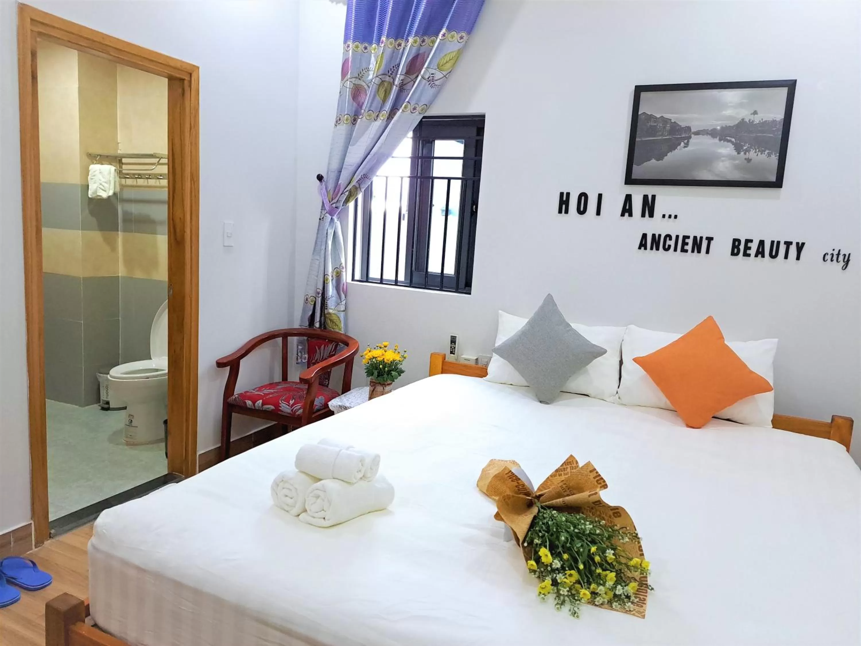 Bed in GREEN TOWN hotel HỘI AN