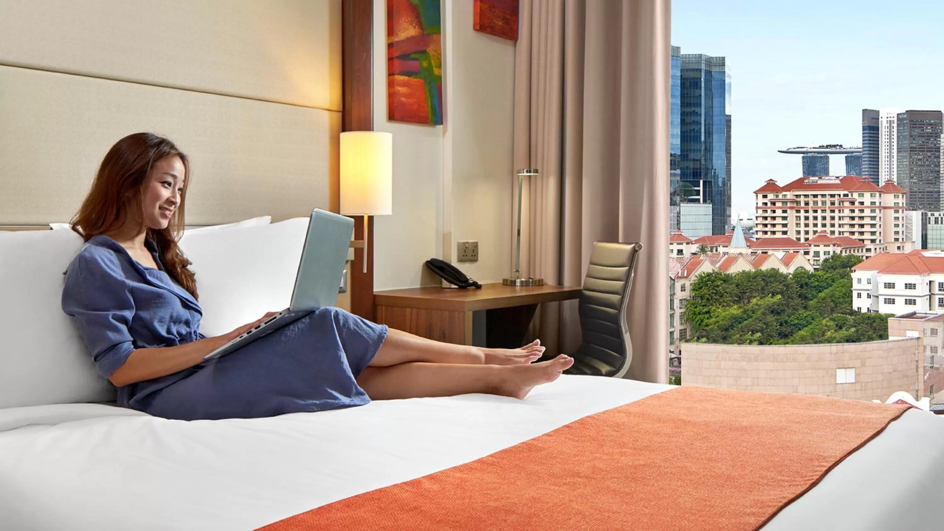 People, Bed in Holiday Inn Express Singapore Clarke Quay by IHG