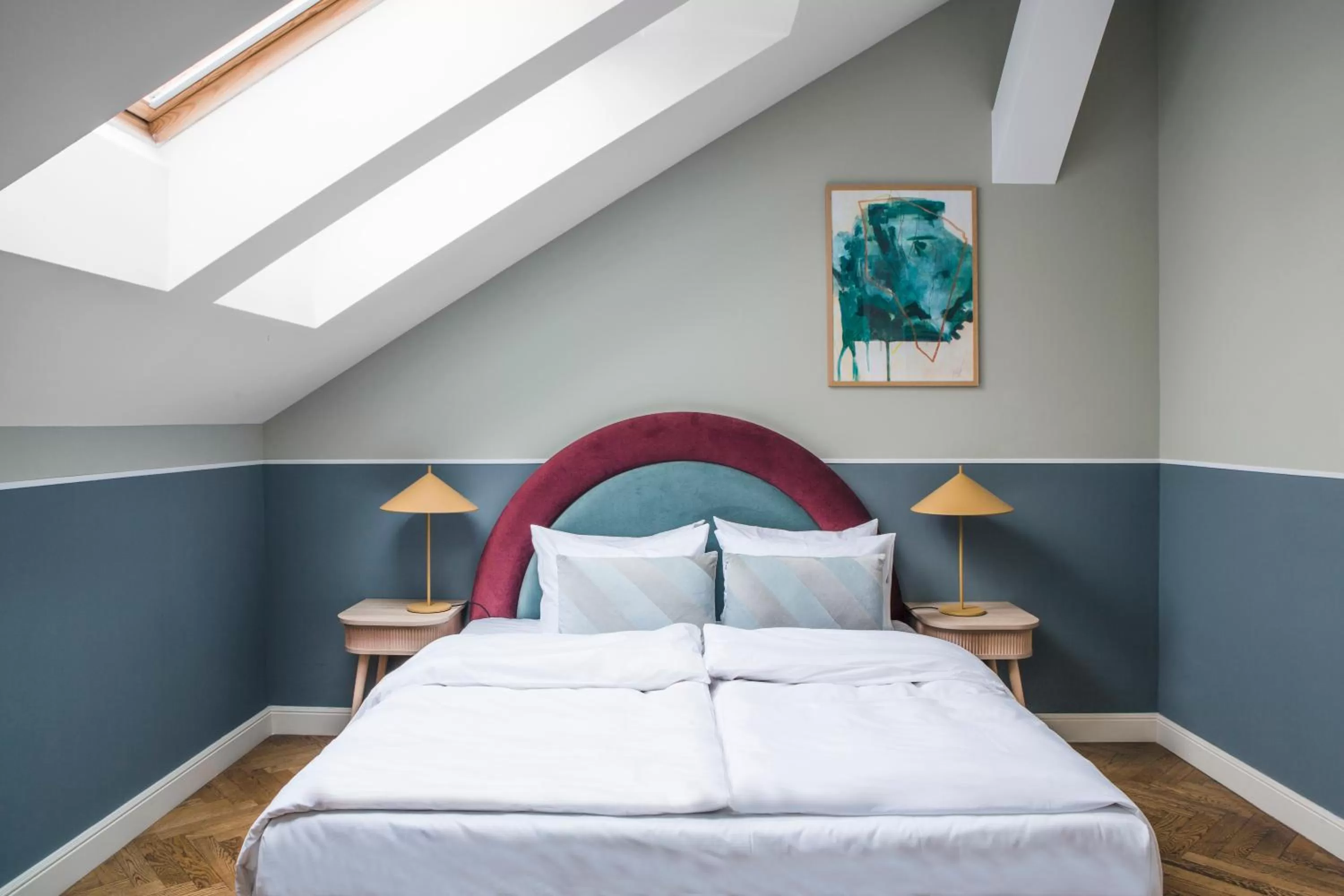 Bed in Numa Prague Flow