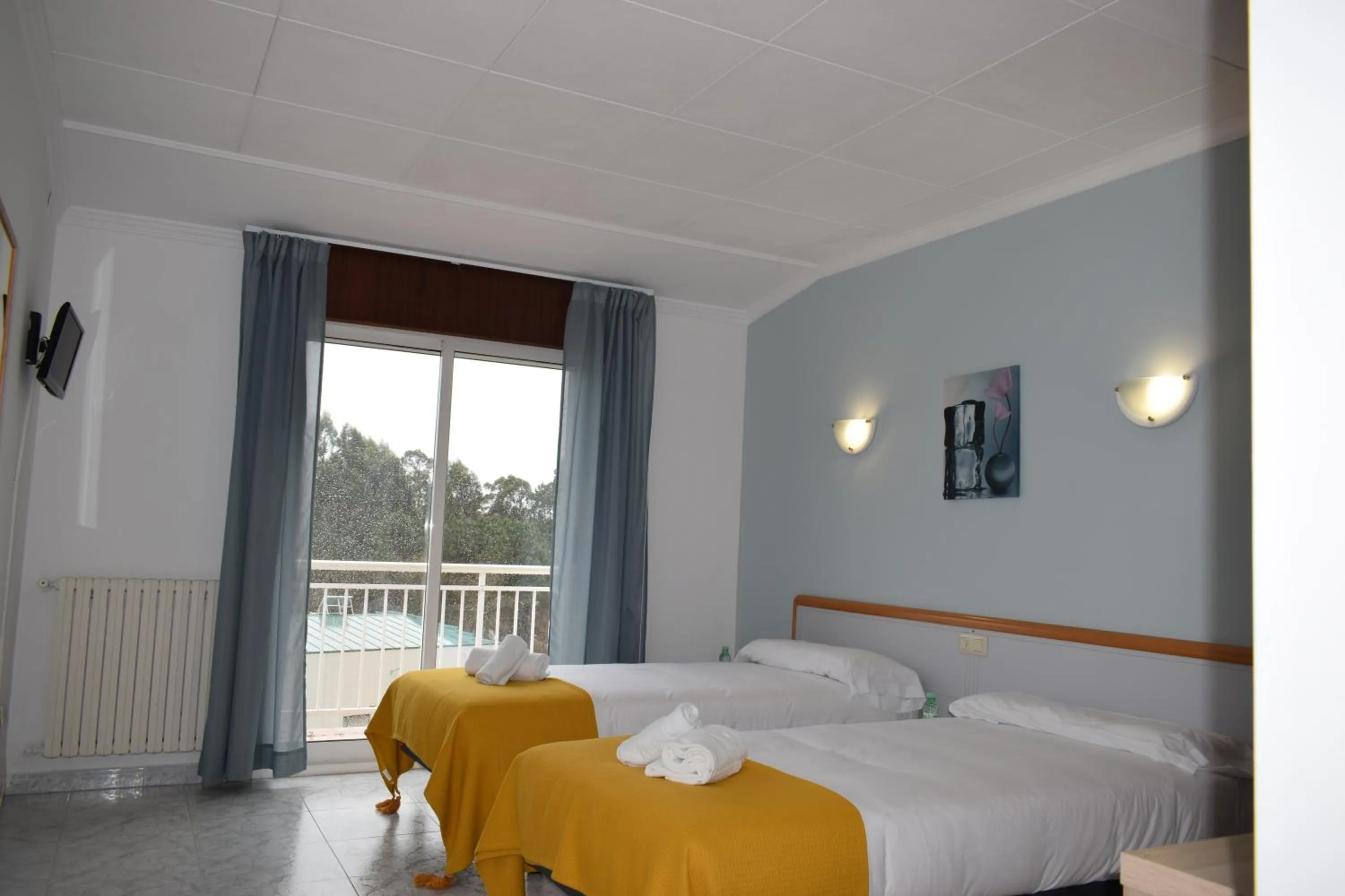 Bed in Hotel Xunca Blanca